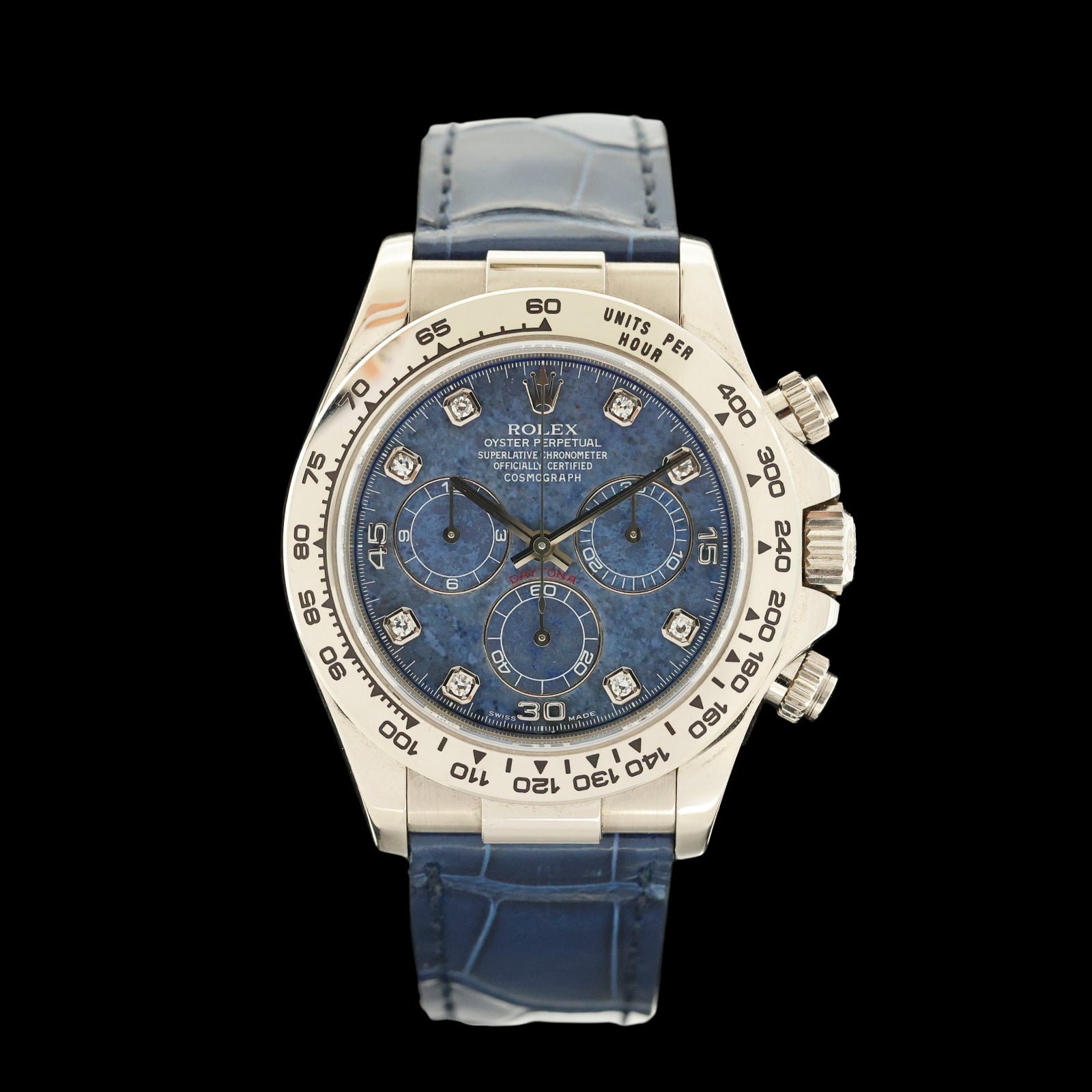 Daytona Sodalite Dial with Diamonds 116519 – Nautilus Watches