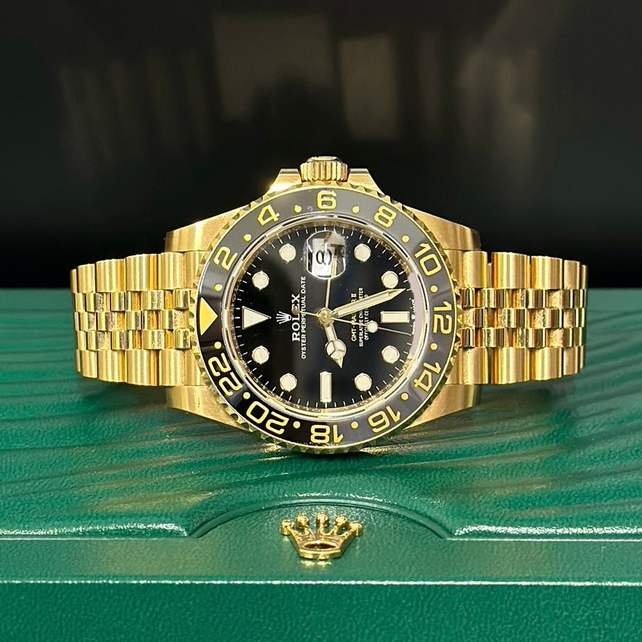 Rolex Oro Giallo Gmt Master Acciaio Gmt Master Rolex Oro Nero
