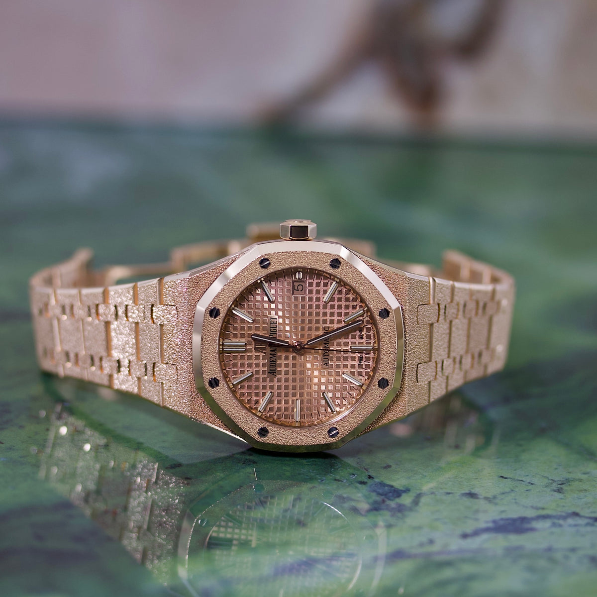 Audemars Piguet Royal Oak Selfwinding REF. 15454OR.GG.1259OR.03 FROSTED GOLD