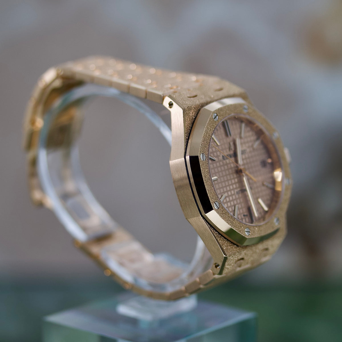 Audemars Piguet Royal Oak Selfwinding REF. 15454OR.GG.1259OR.03 FROSTED GOLD
