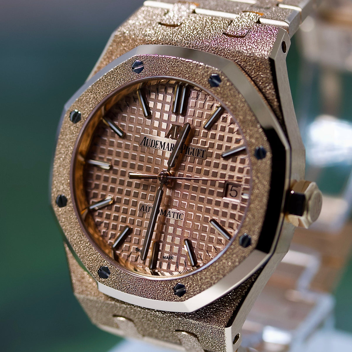 Audemars Piguet Royal Oak Selfwinding REF. 15454OR.GG.1259OR.03 FROSTED GOLD