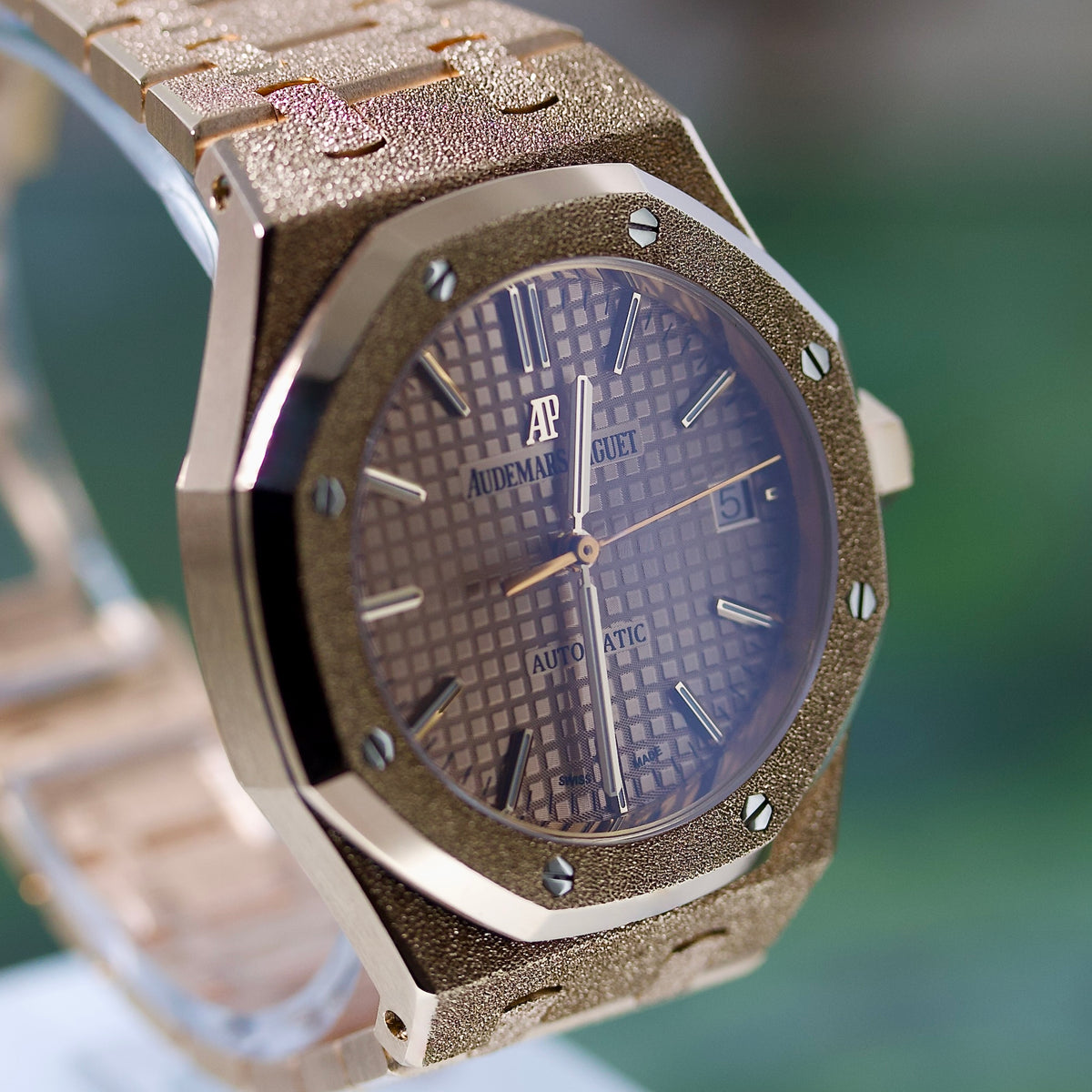 Audemars Piguet Royal Oak Selfwinding REF. 15454OR.GG.1259OR.03 FROSTED GOLD