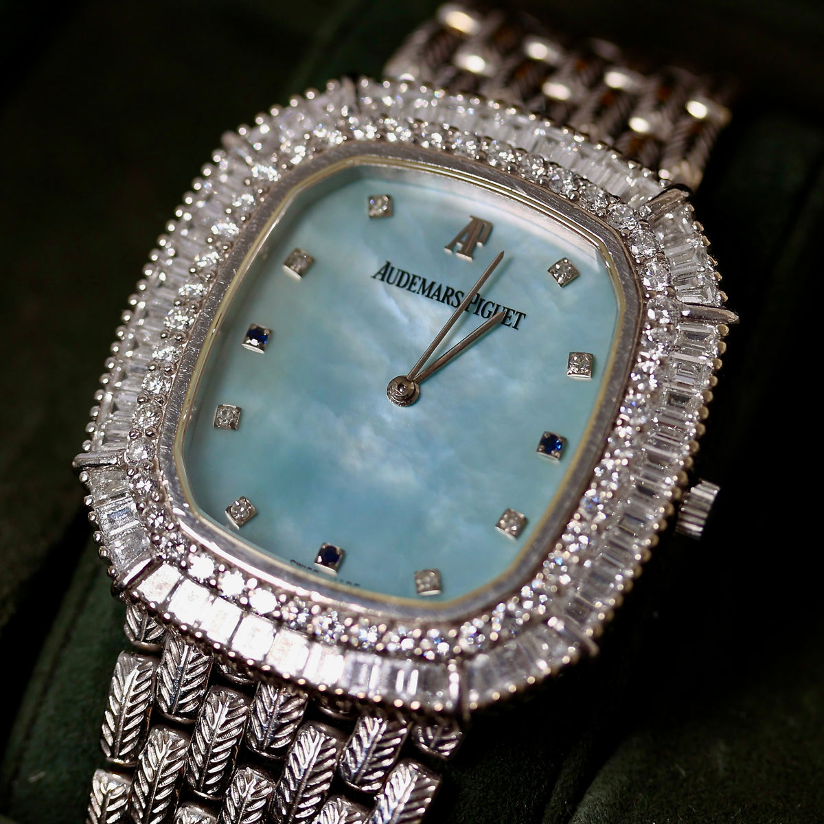 Audemars Piguet Cobra Haute Joailllerie baguette diamond MOP dial
