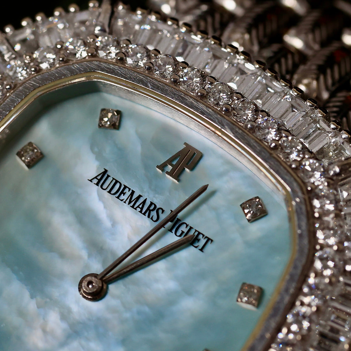 Audemars Piguet Cobra Haute Joailllerie baguette diamond MOP dial