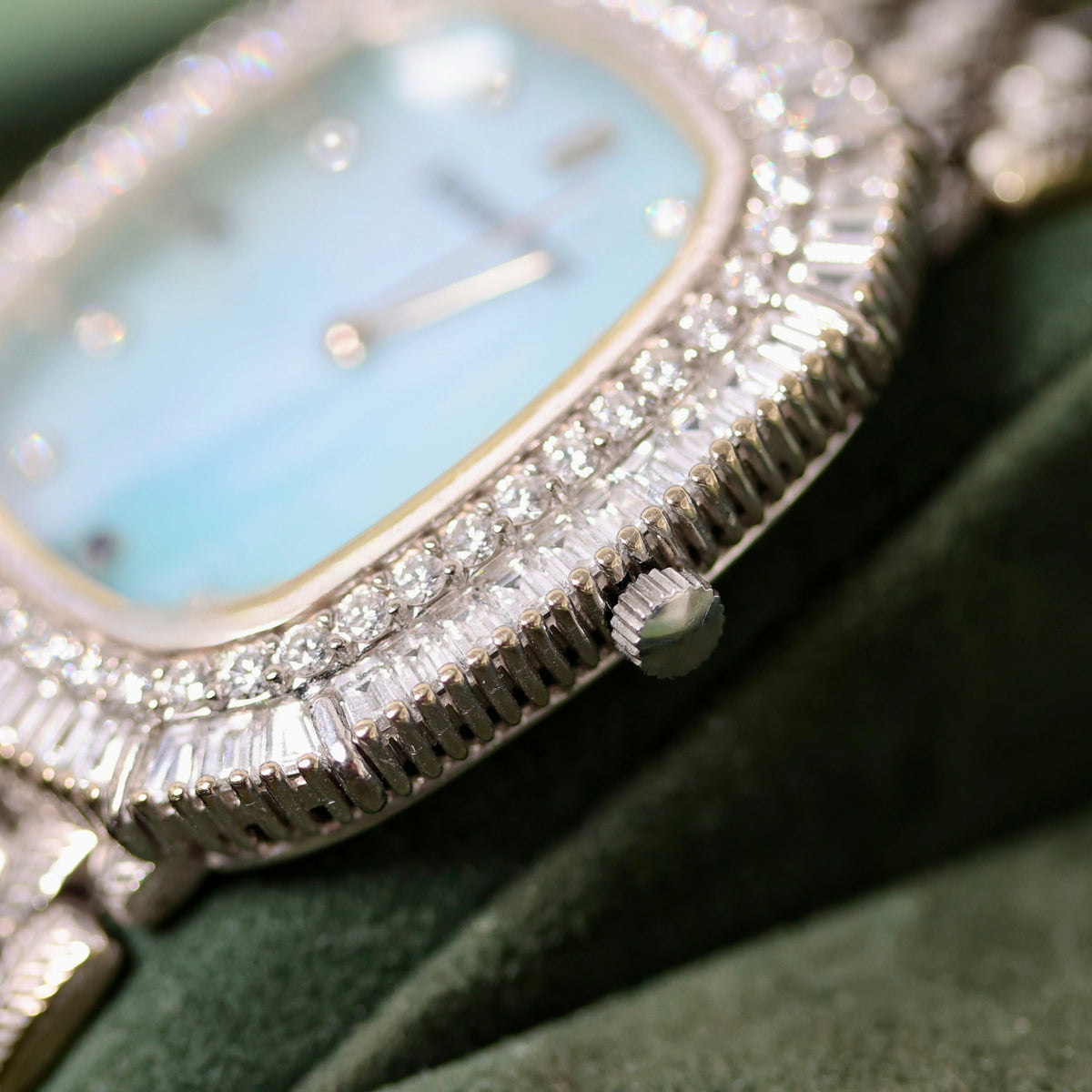 Audemars Piguet Cobra Haute Joailllerie baguette diamond MOP dial