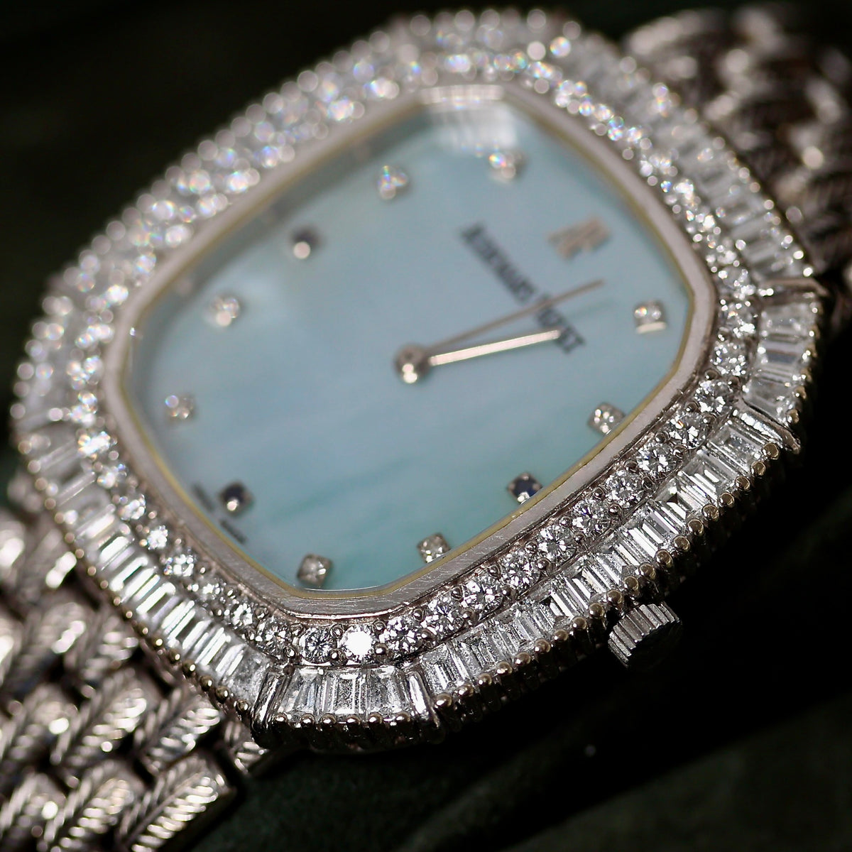 Audemars Piguet Cobra Haute Joailllerie baguette diamond MOP dial