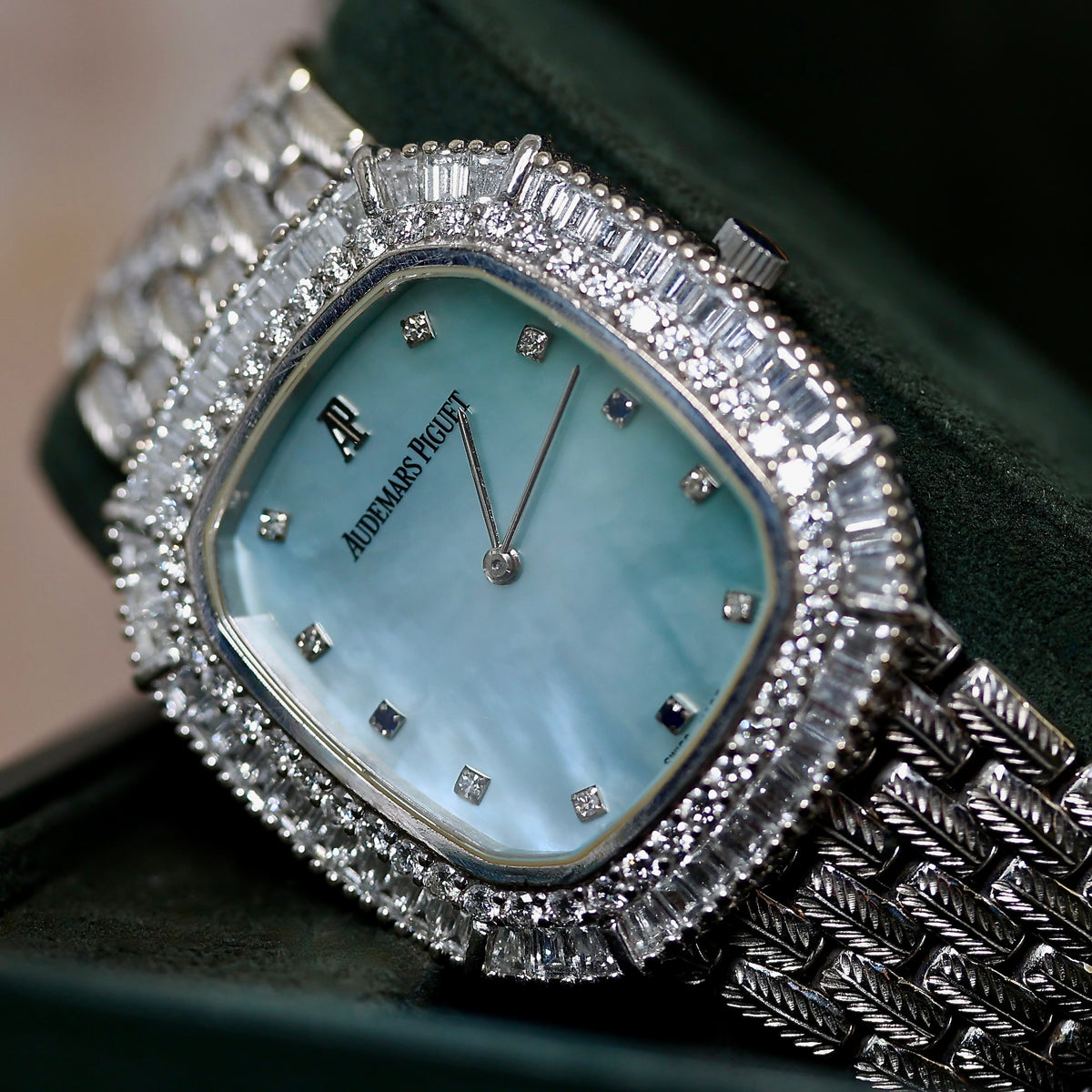 Audemars Piguet Cobra Haute Joailllerie baguette diamond MOP dial