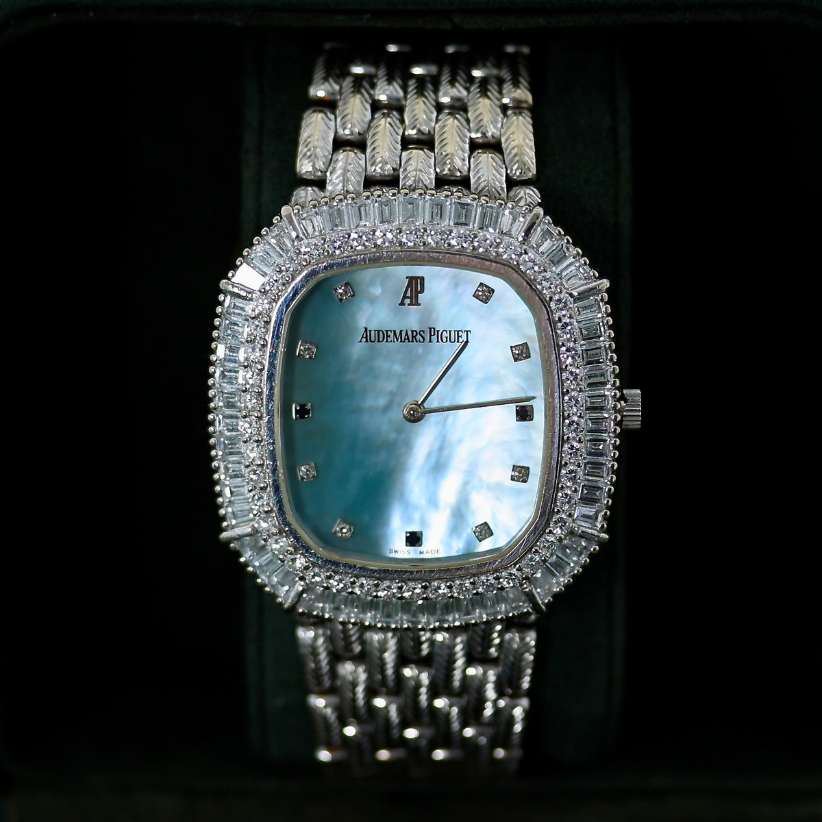 Audemars Piguet Cobra Haute Joailllerie baguette diamond MOP dial