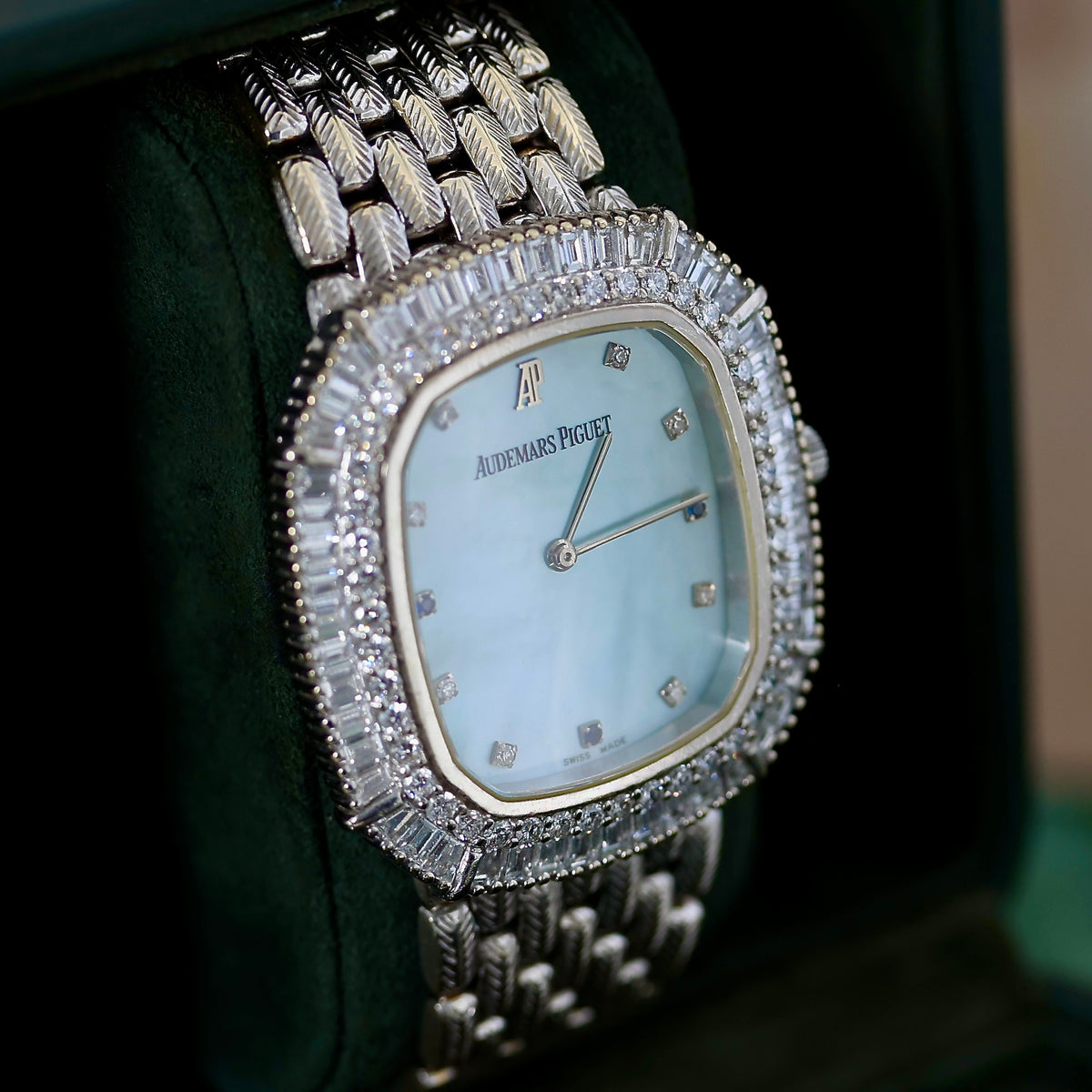 Audemars Piguet Cobra Haute Joailllerie baguette diamond MOP dial