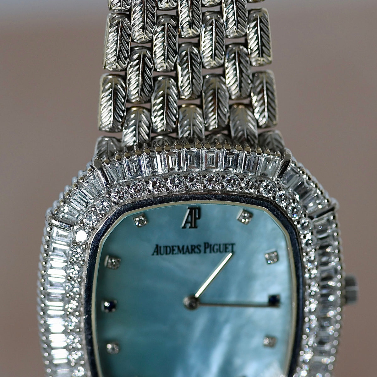 Audemars Piguet Cobra Haute Joailllerie baguette diamond MOP dial
