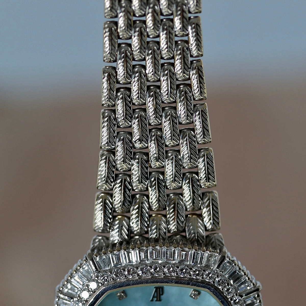 Audemars Piguet Cobra Haute Joailllerie baguette diamond MOP dial