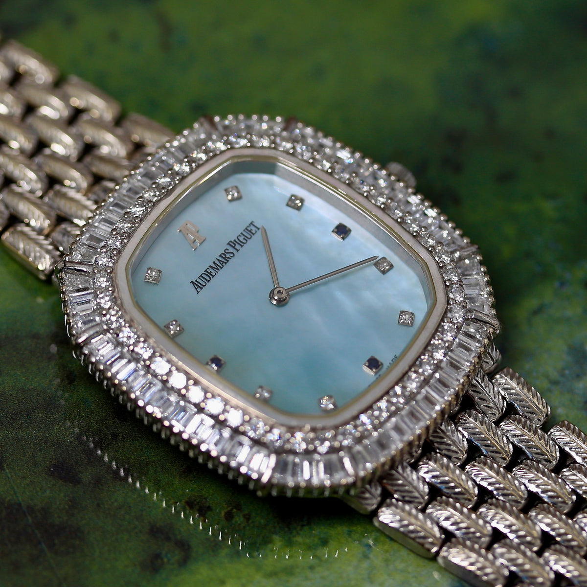 Audemars Piguet Cobra Haute Joailllerie baguette diamond MOP dial