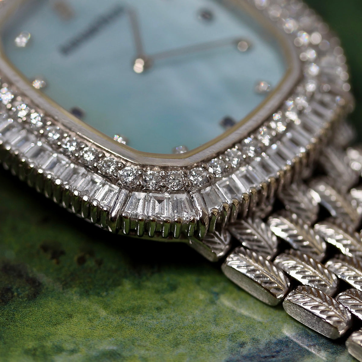 Audemars Piguet Cobra Haute Joailllerie baguette diamond MOP dial