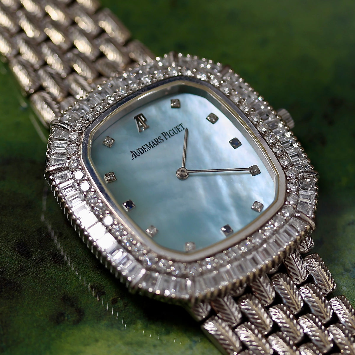 Audemars Piguet Cobra Haute Joailllerie baguette diamond MOP dial