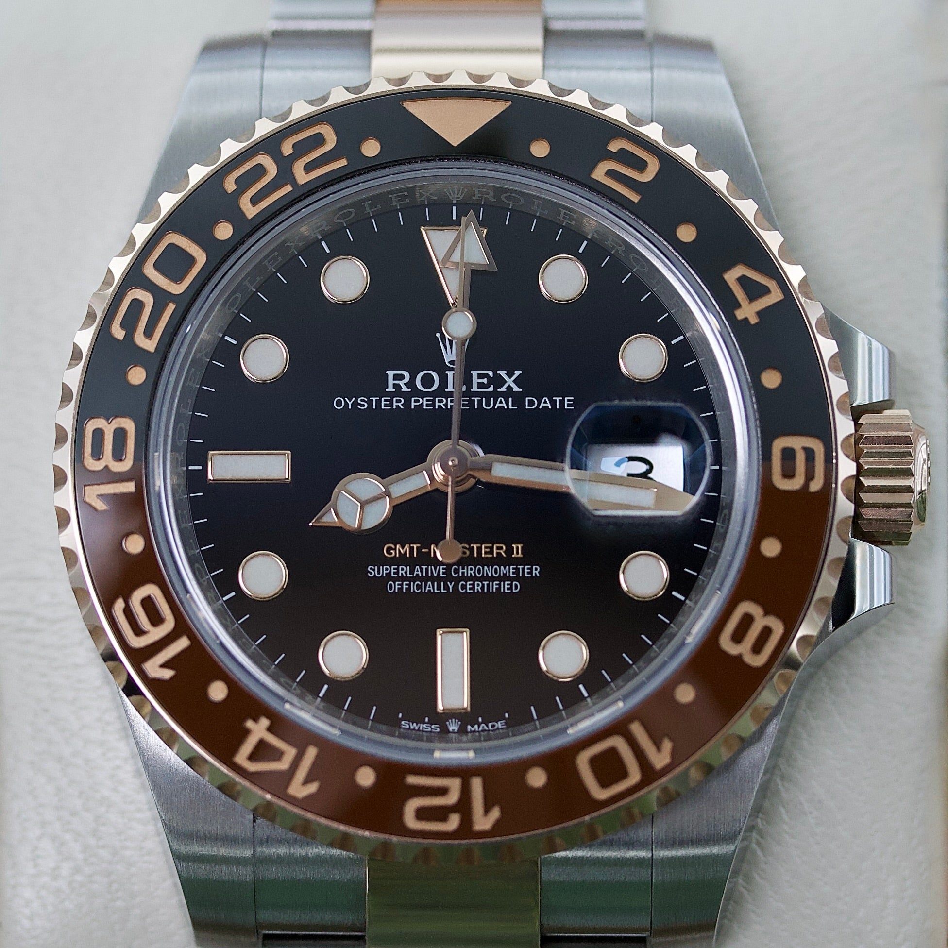 Rolex GMT-Master II REF. 126711CHRN "root beer"