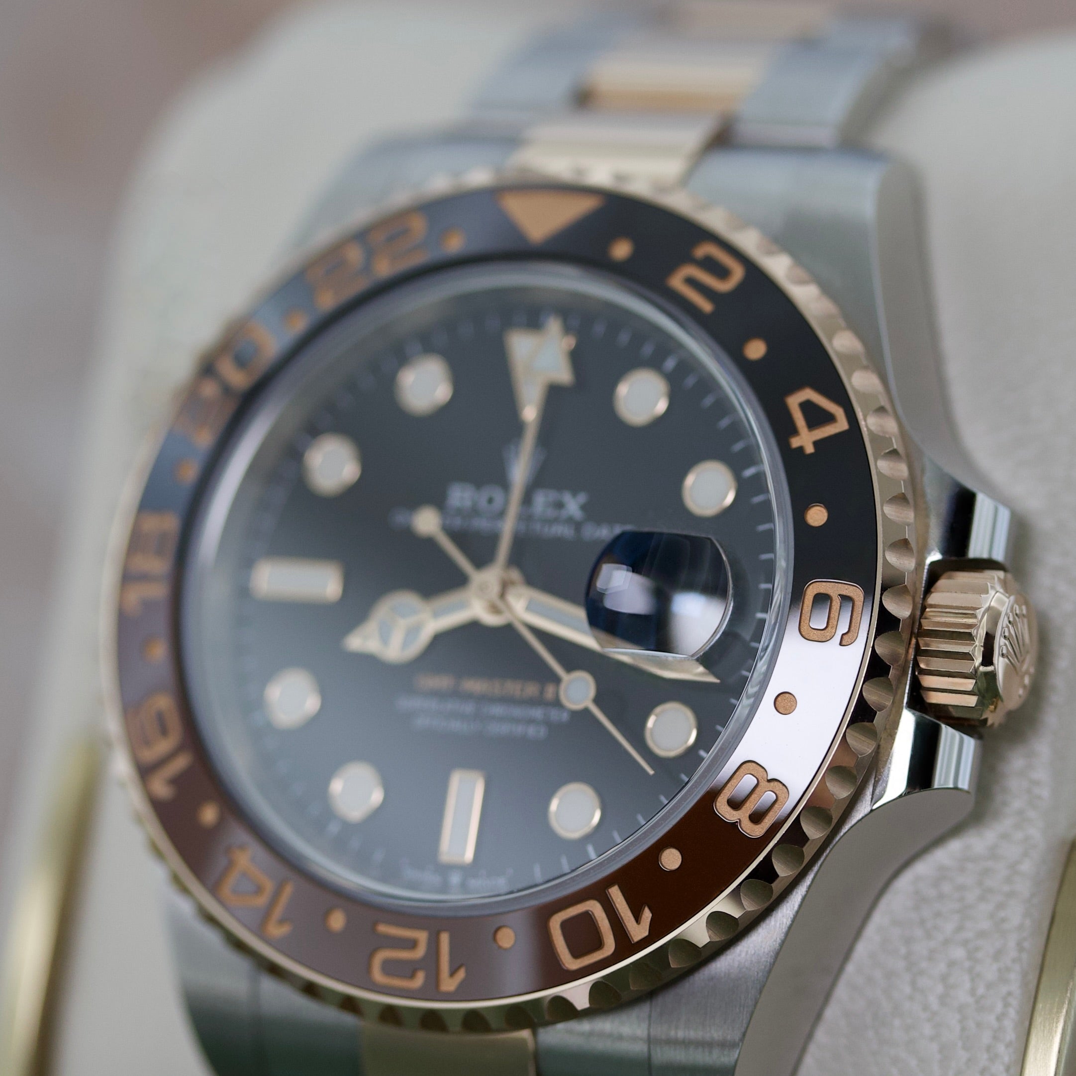 Rolex GMT-Master II REF. 126711CHRN "root beer"