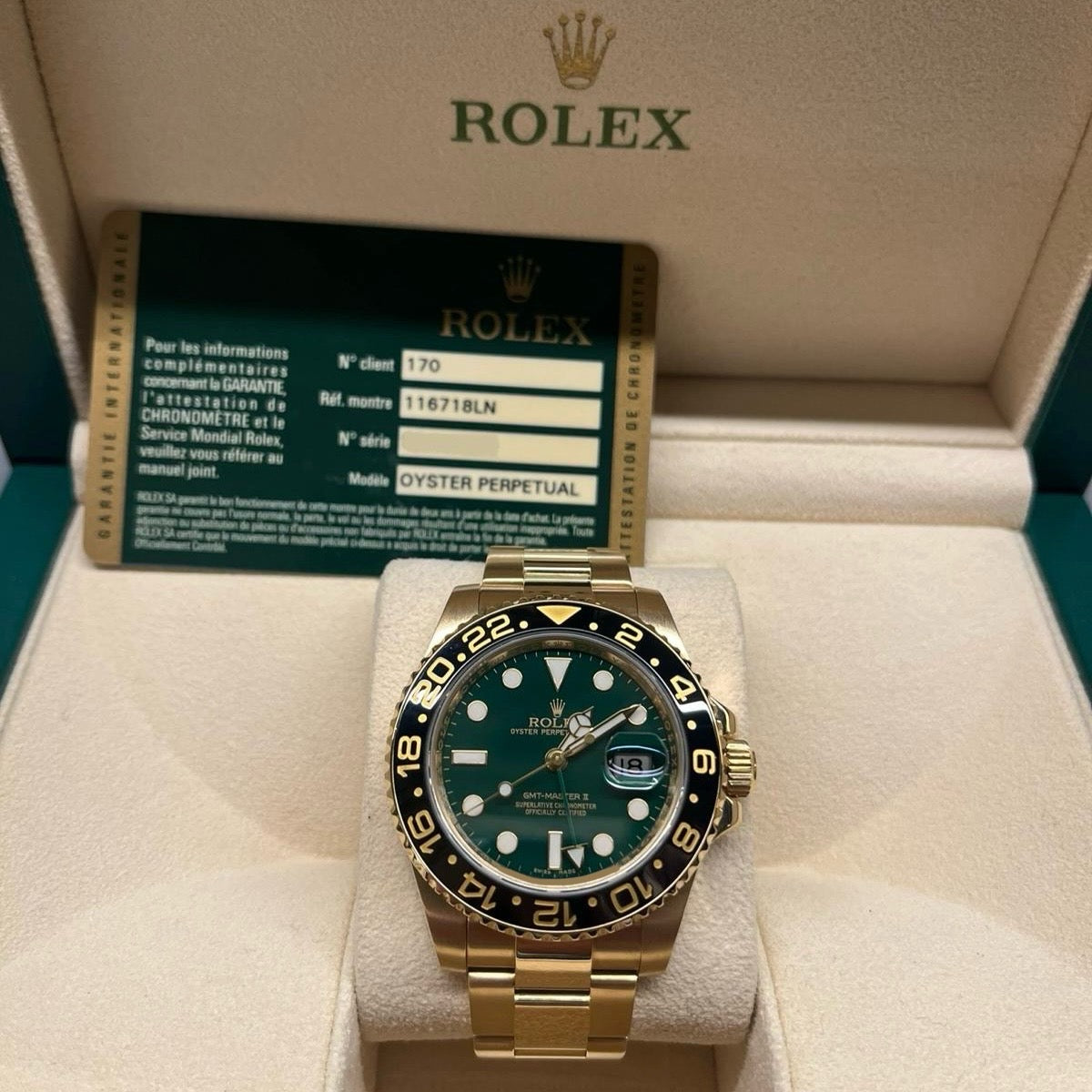 Rolex GMT-Master II REF. 116718LN