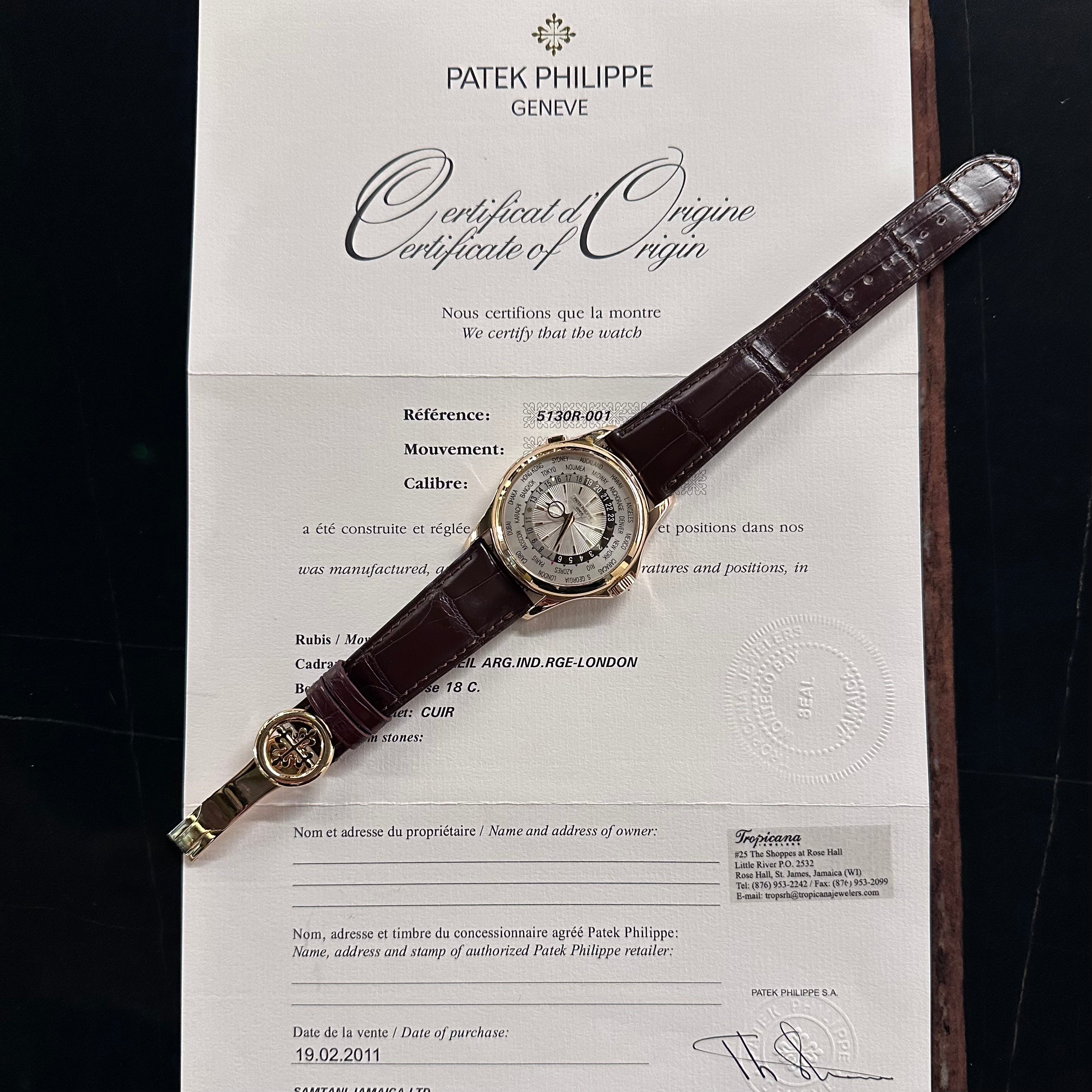 Patek Philippe Hora Mundial REF. 5130R-001