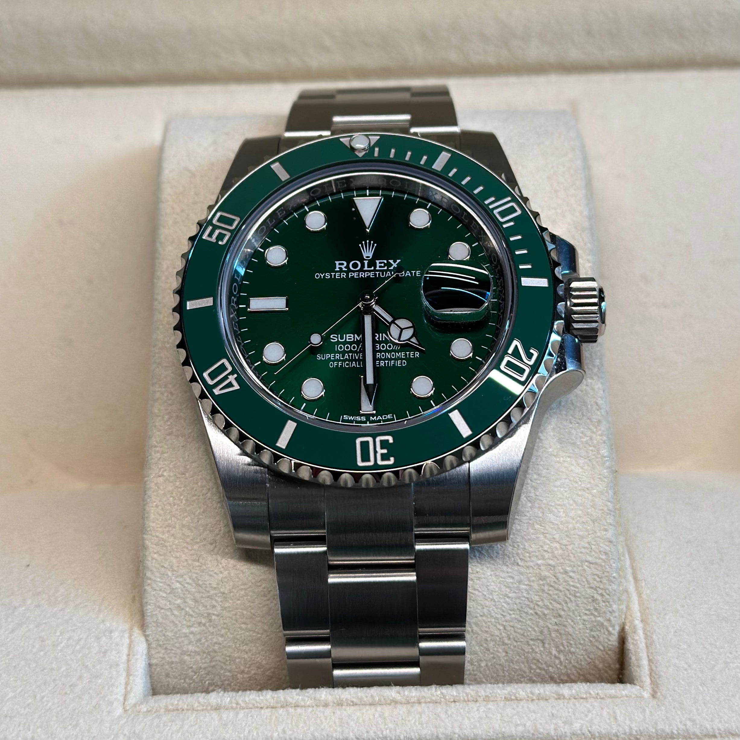 Submariner Date "Hulk" NUOVO REF. 116610LV