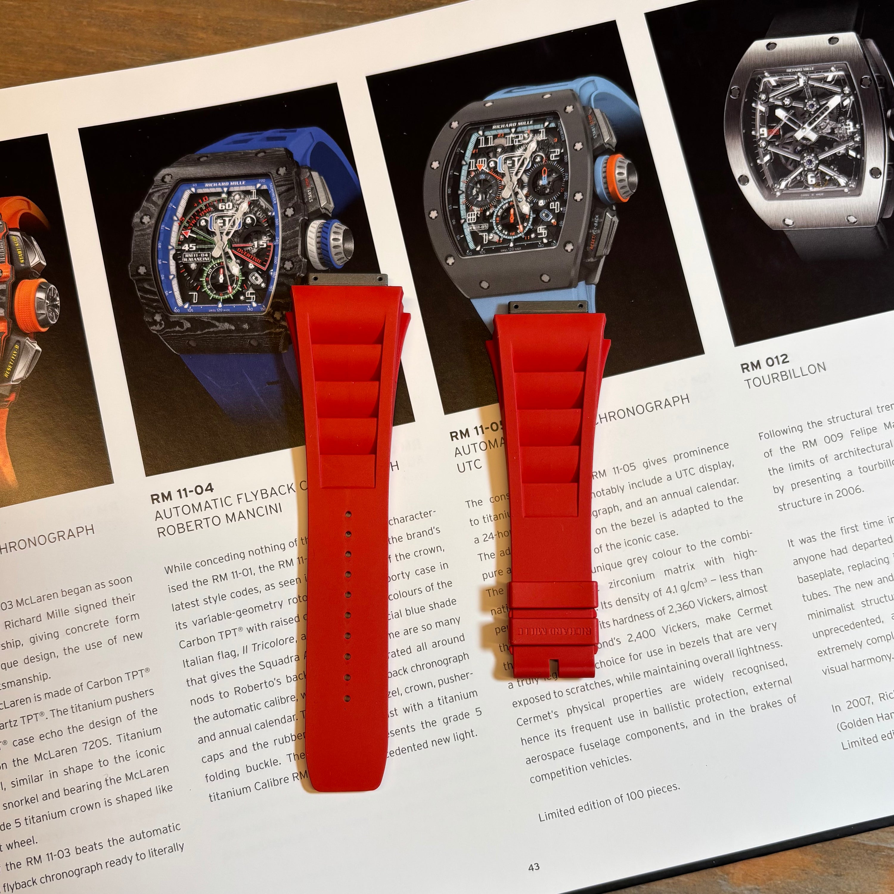 Cinturino Richard Mille - Rosso