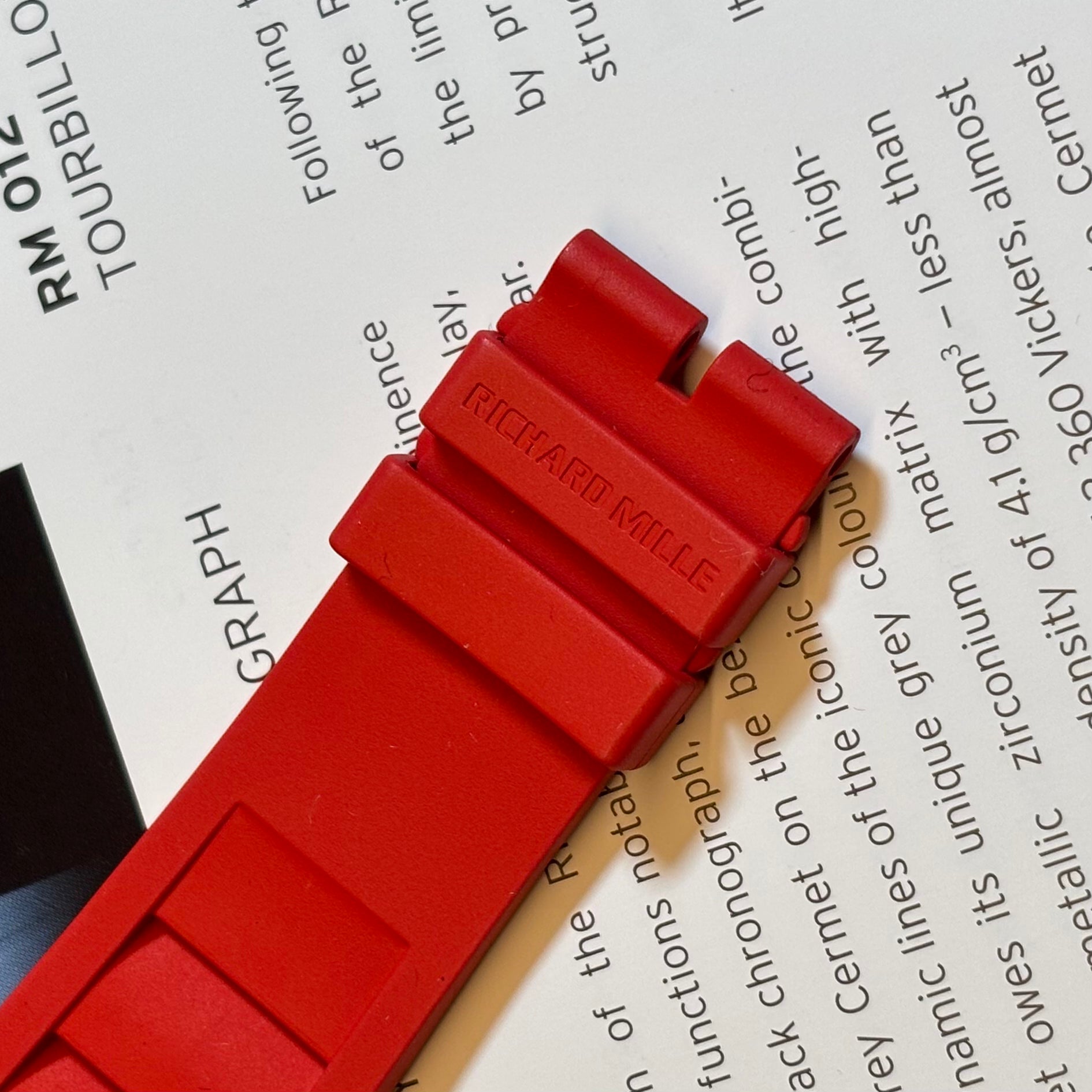 Cinturino Richard Mille - Rosso