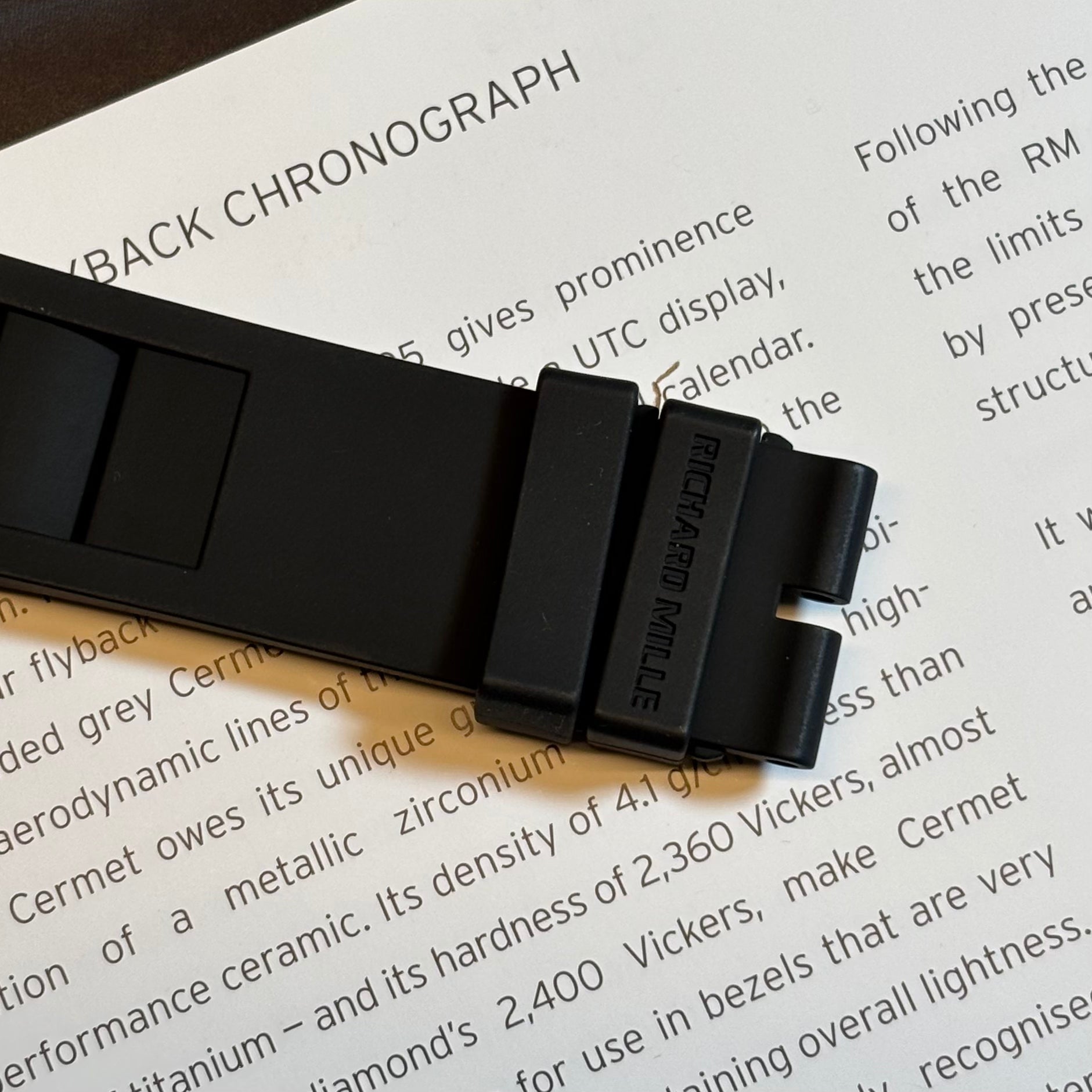 Cinturino Richard Mille - Nero