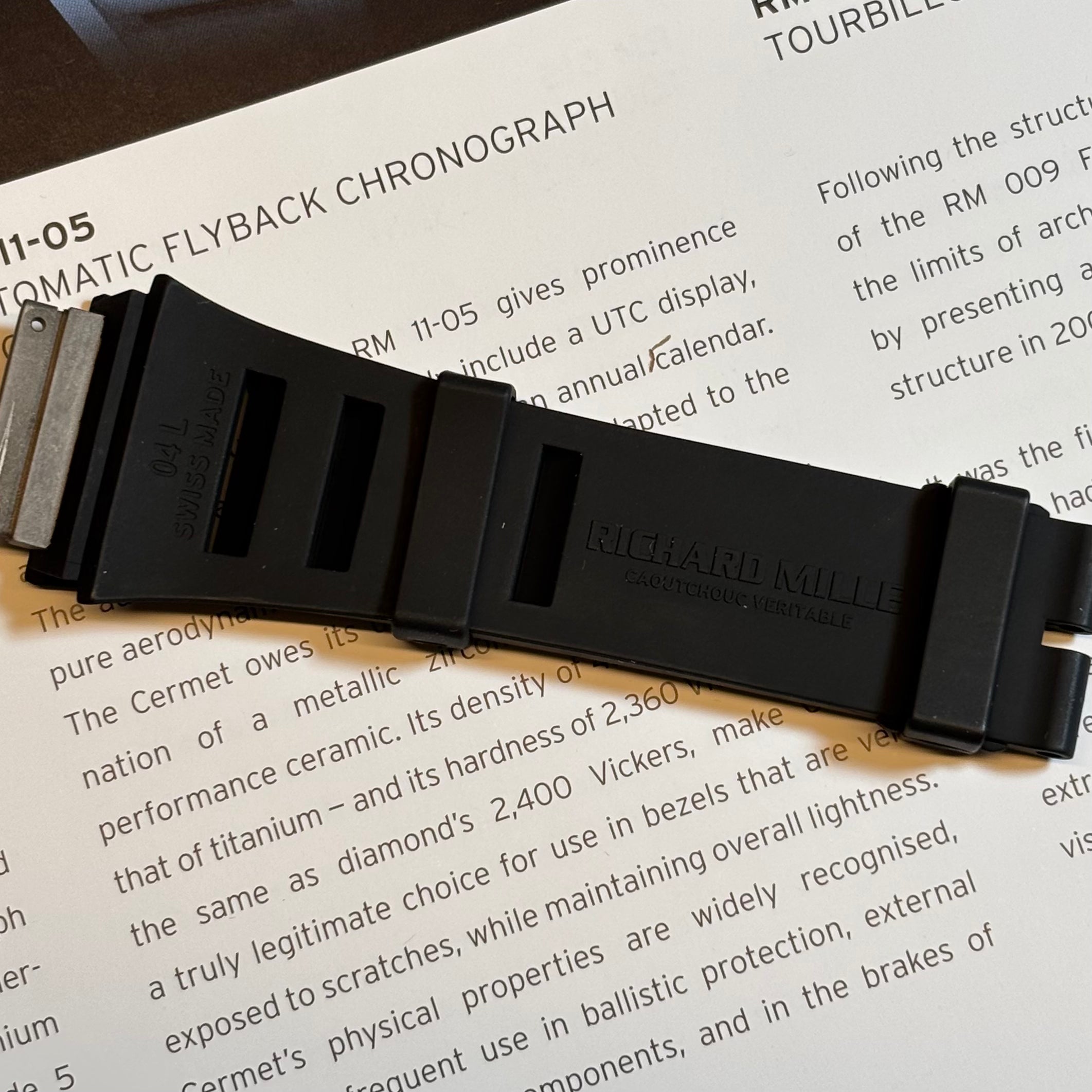 Cinturino Richard Mille - Nero