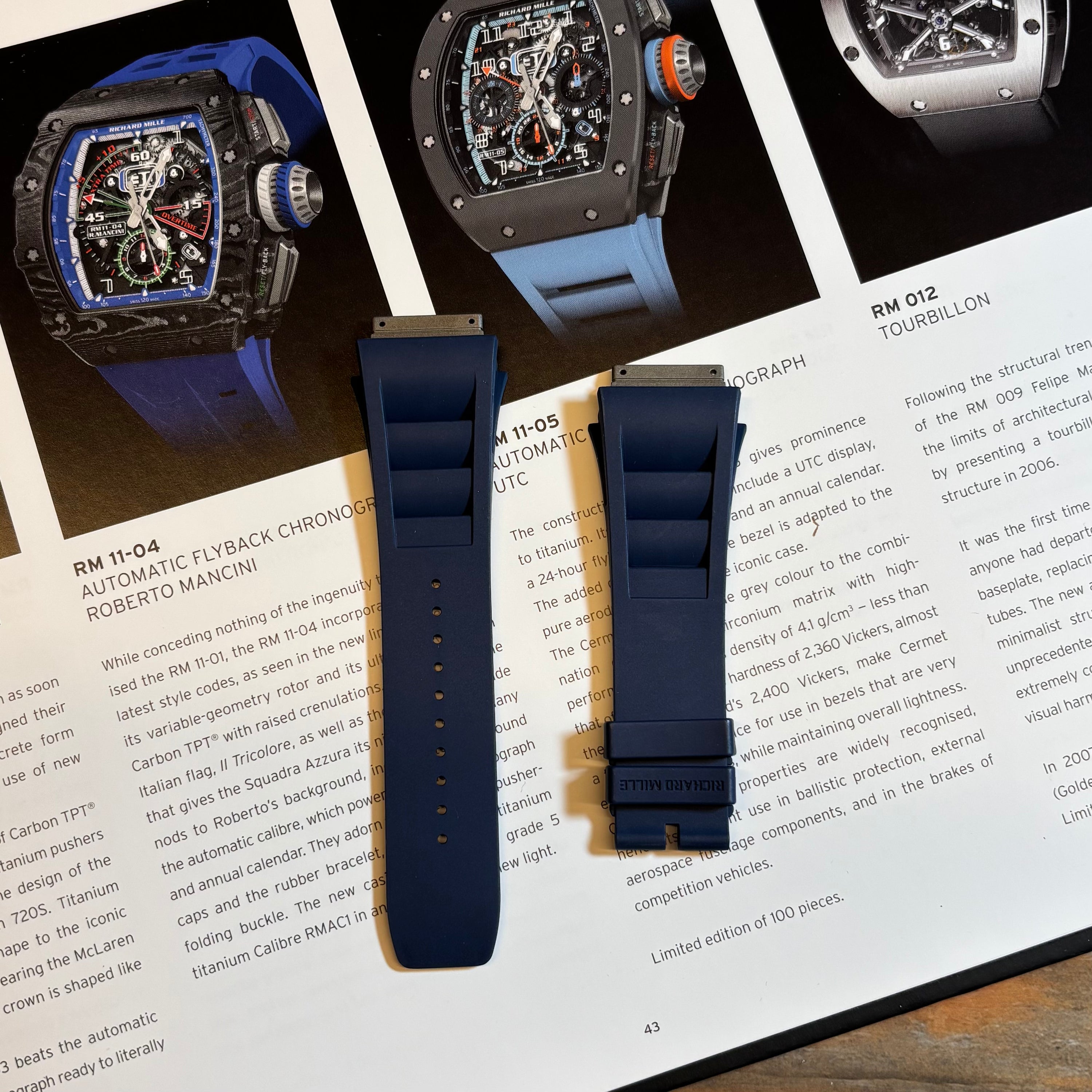 Cinturino Richard Mille - Blu Navy