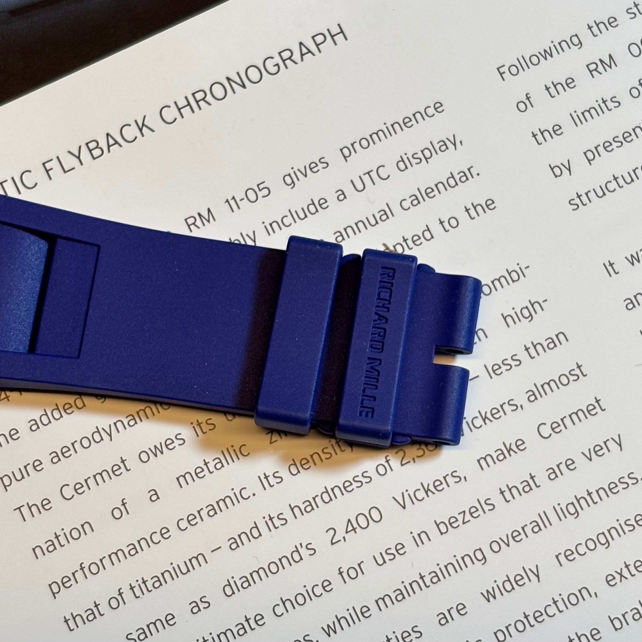 Cinturino Richard Mille - Blu