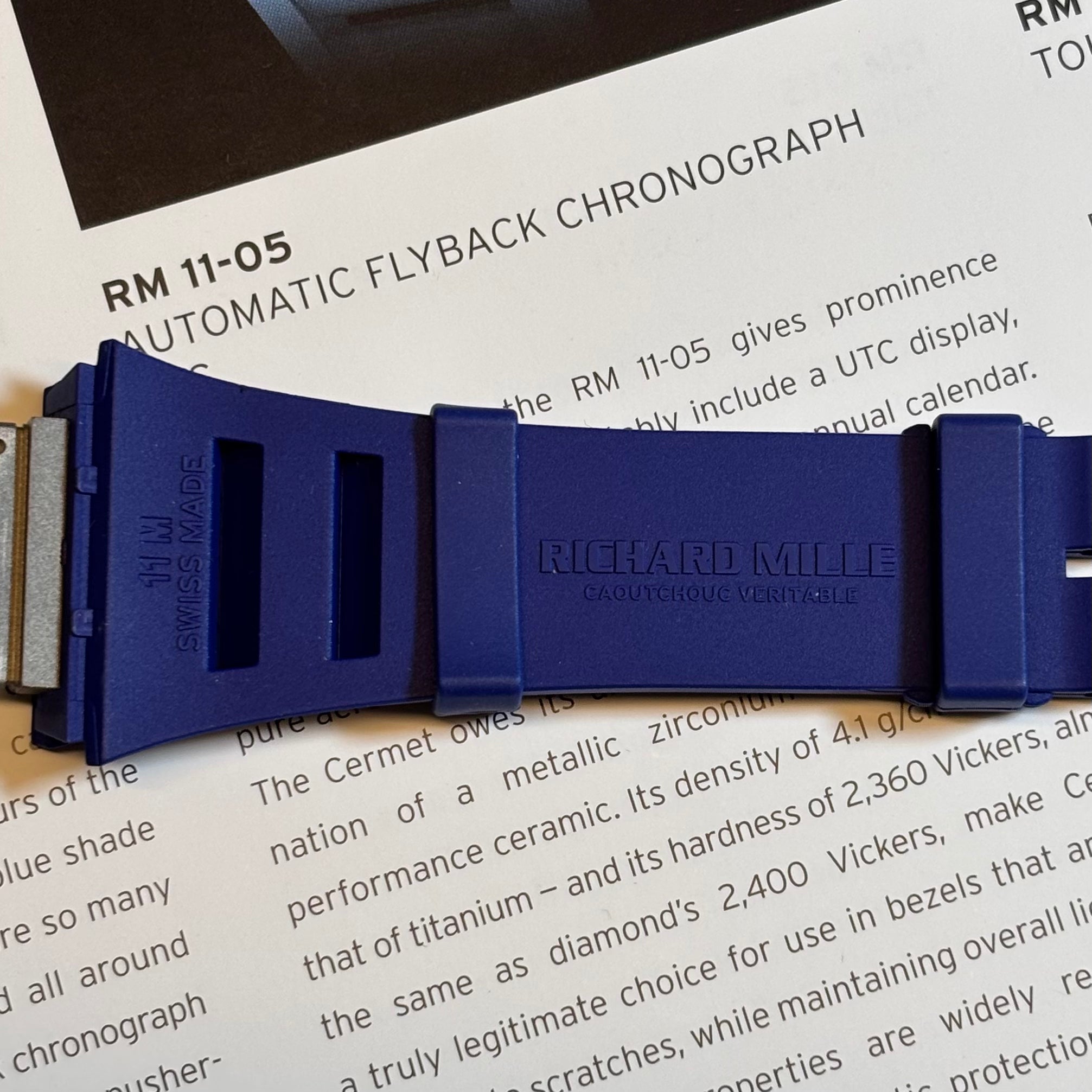 Cinturino Richard Mille - Blu