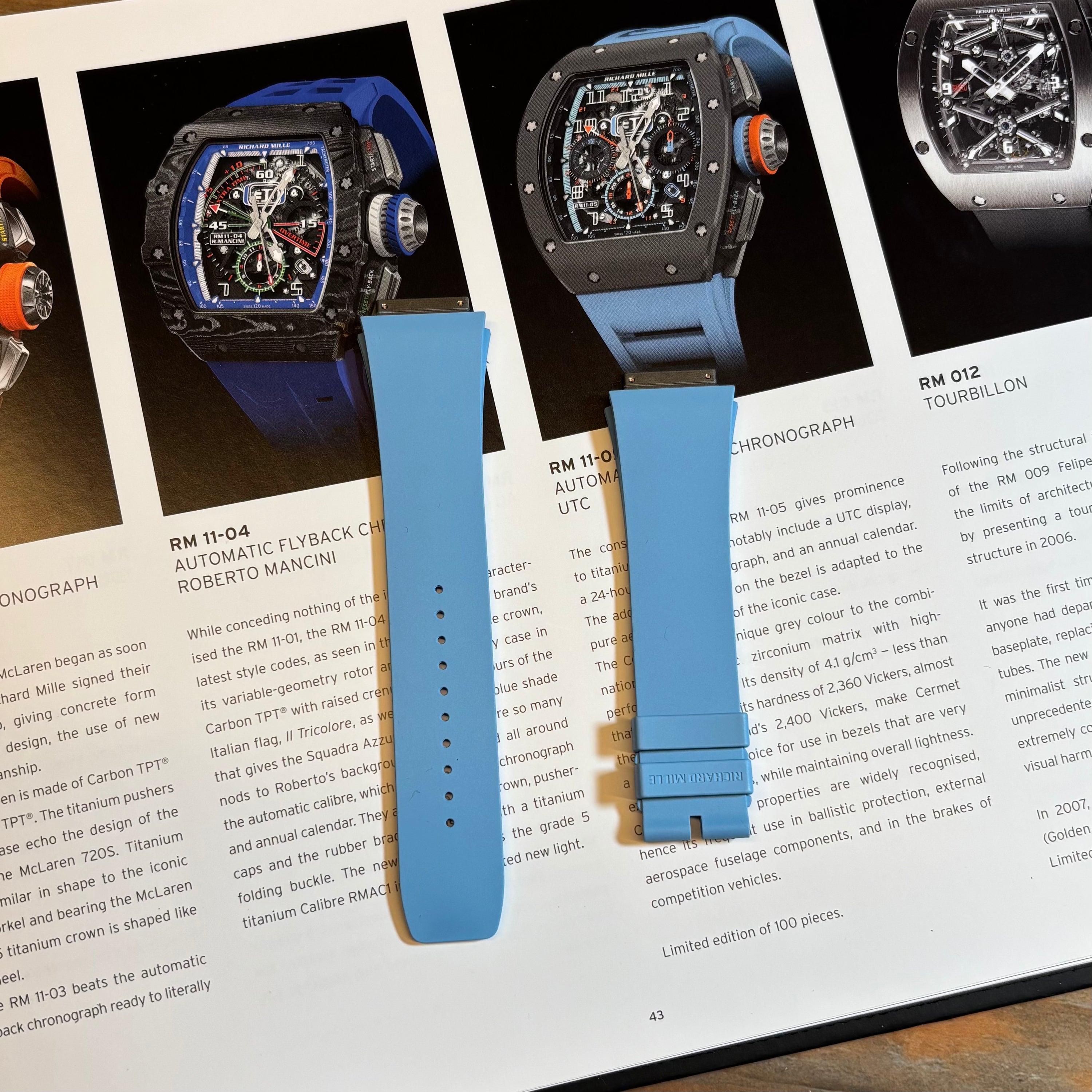 Cinturino Richard Mille - Azzurro