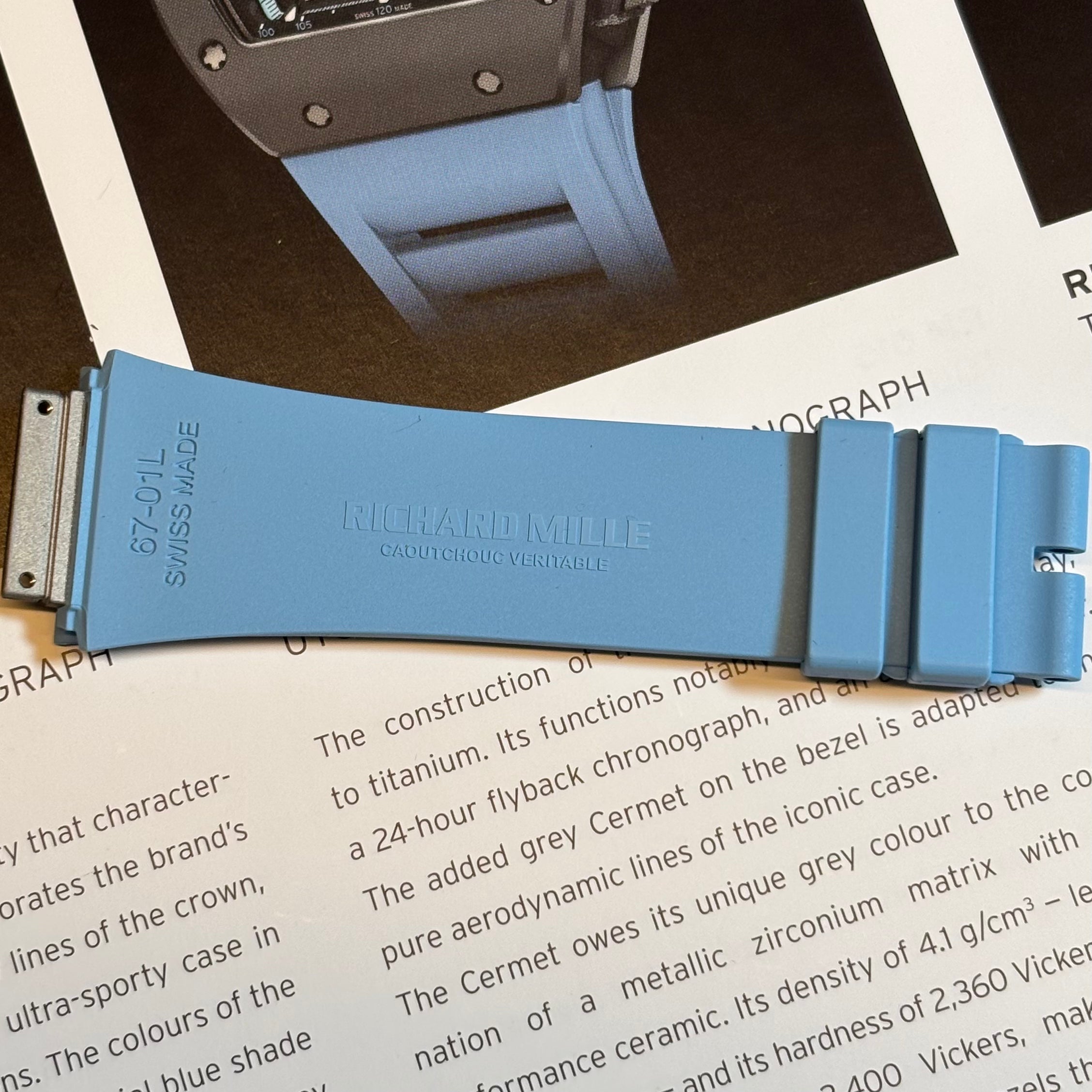 Cinturino Richard Mille - Azzurro
