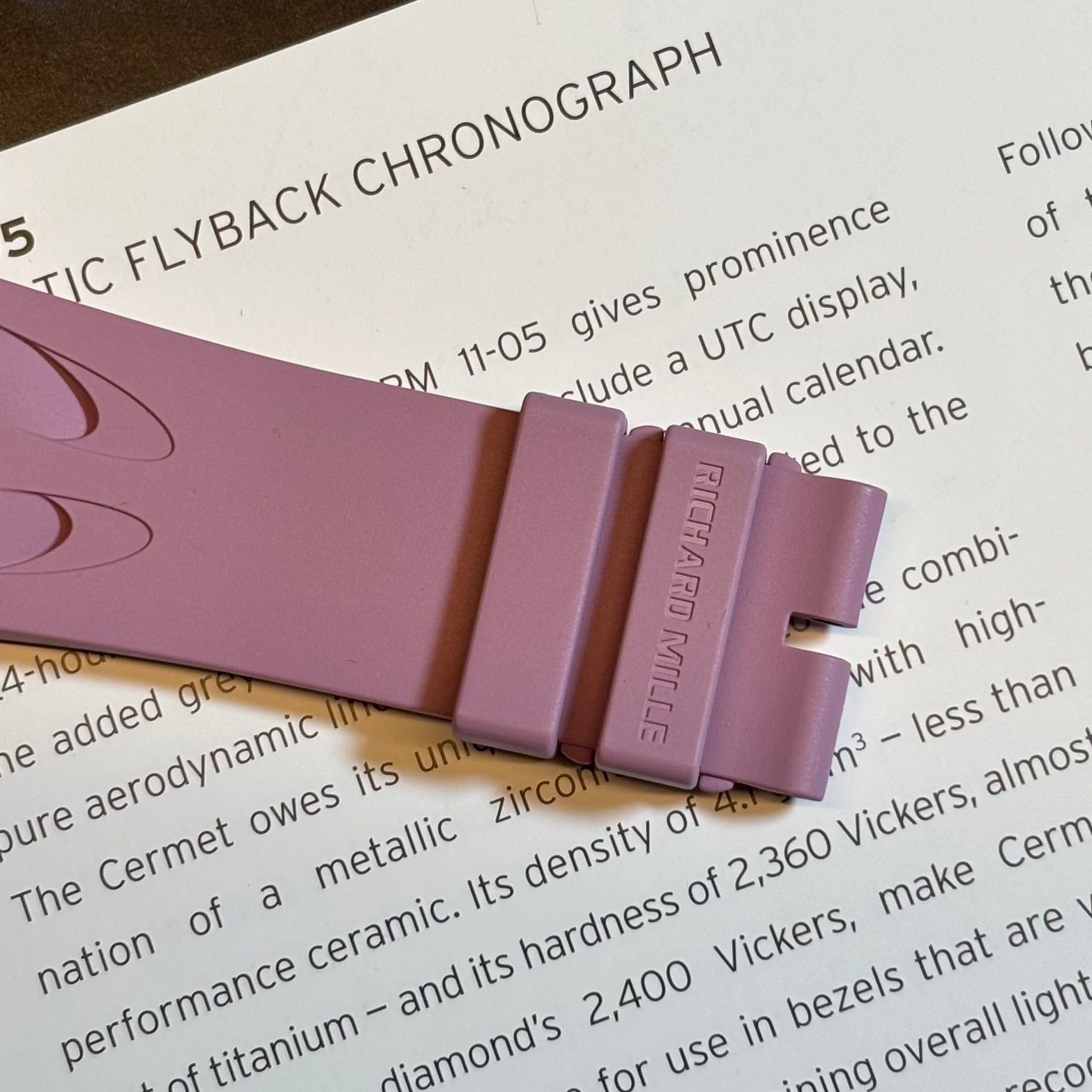 Cinturino Richard Mille - Viola