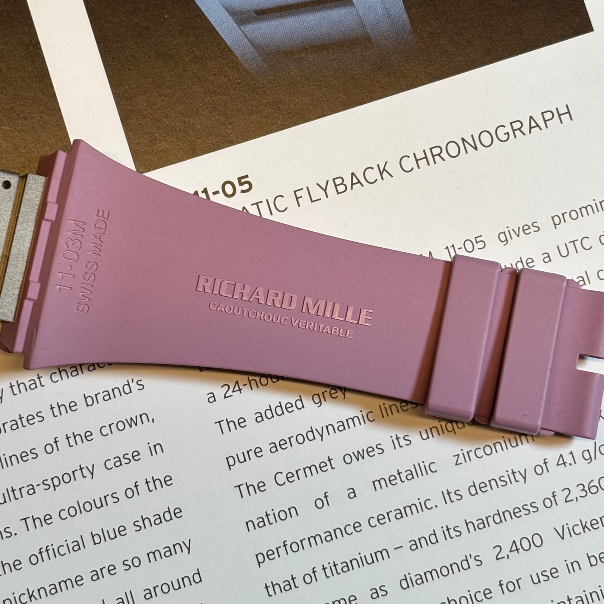 Cinturino Richard Mille - Viola