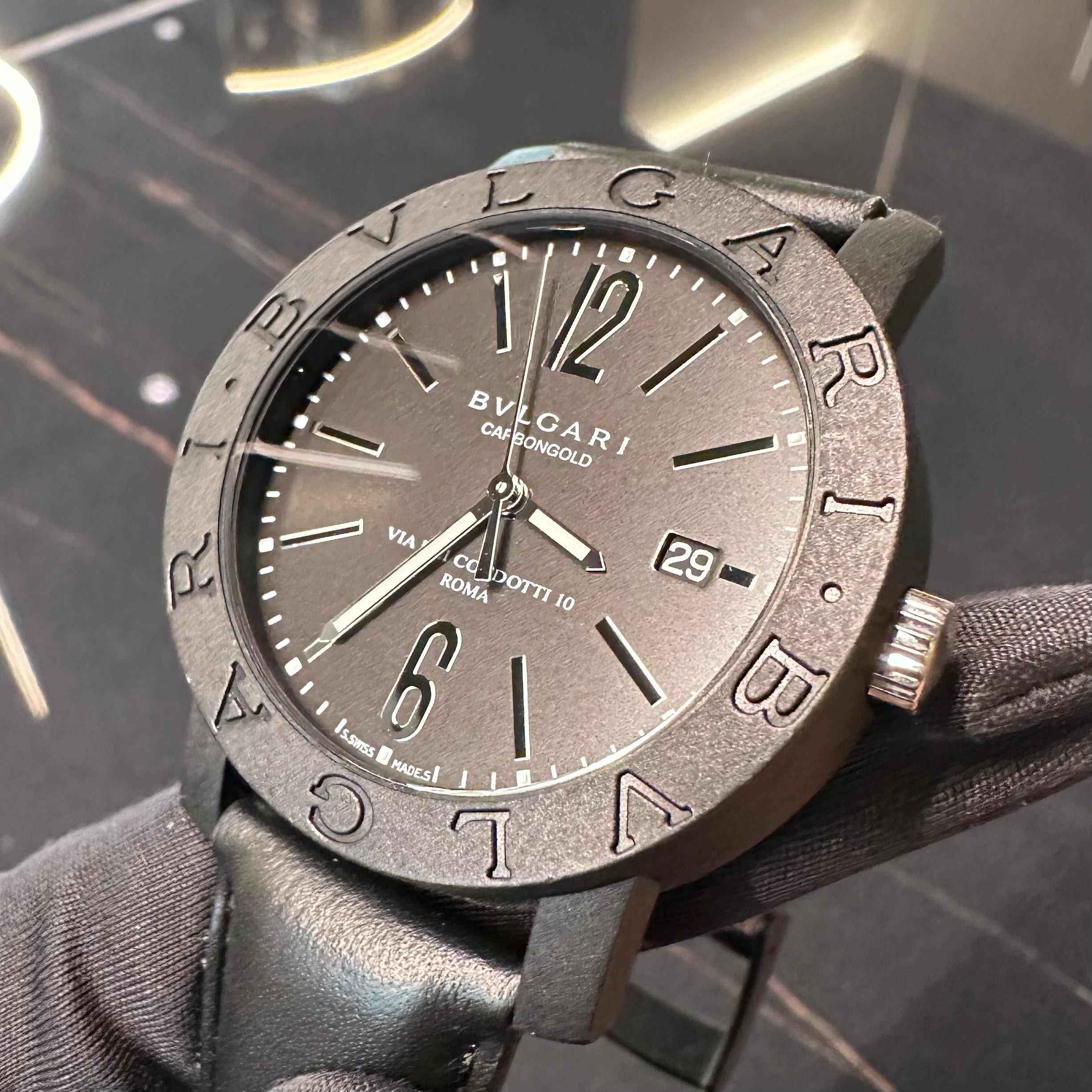Bulgari Bulgari Carbongold Via Condotti REF. BB40CL