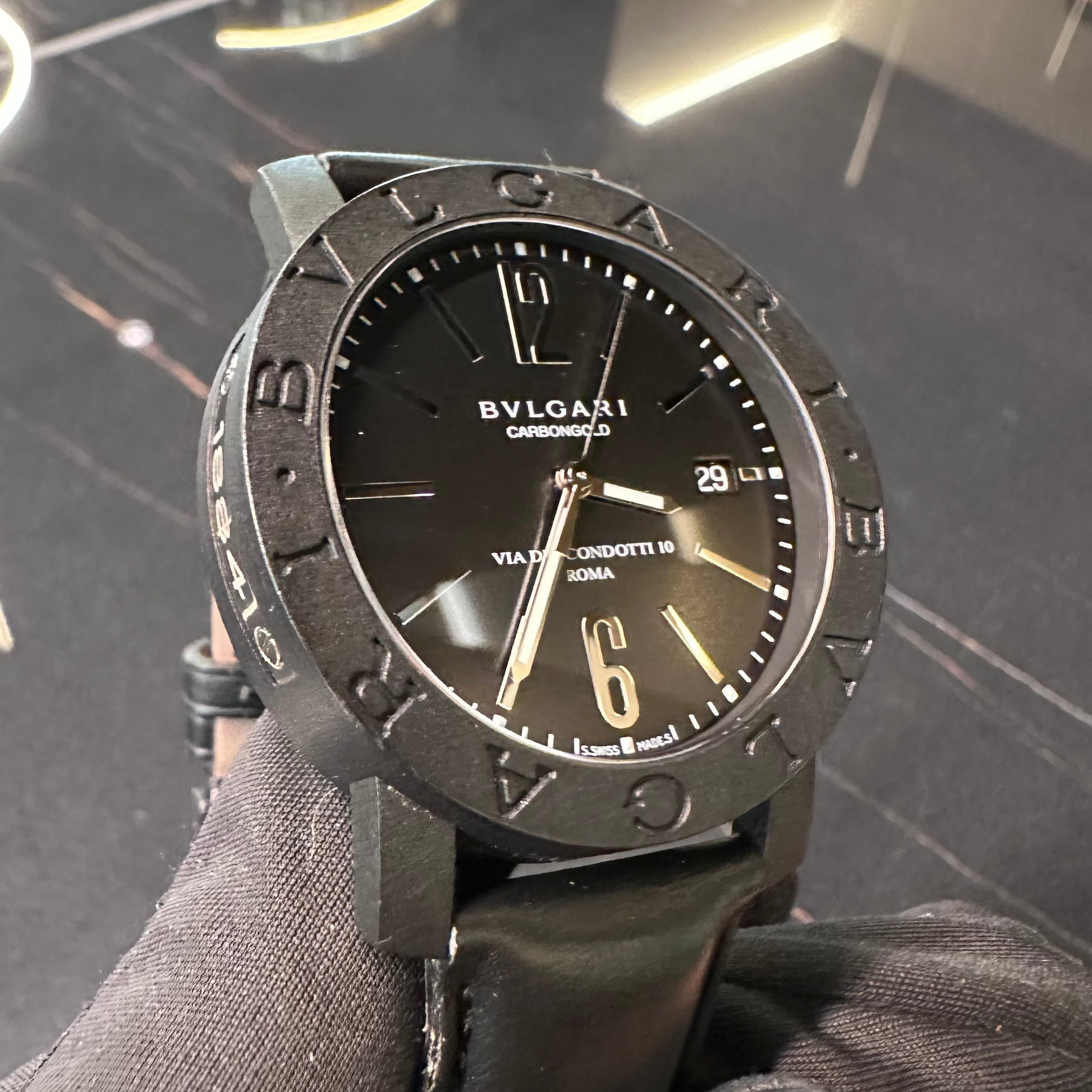 Bulgari Bulgari Carbongold Via Condotti REF. BB40CL