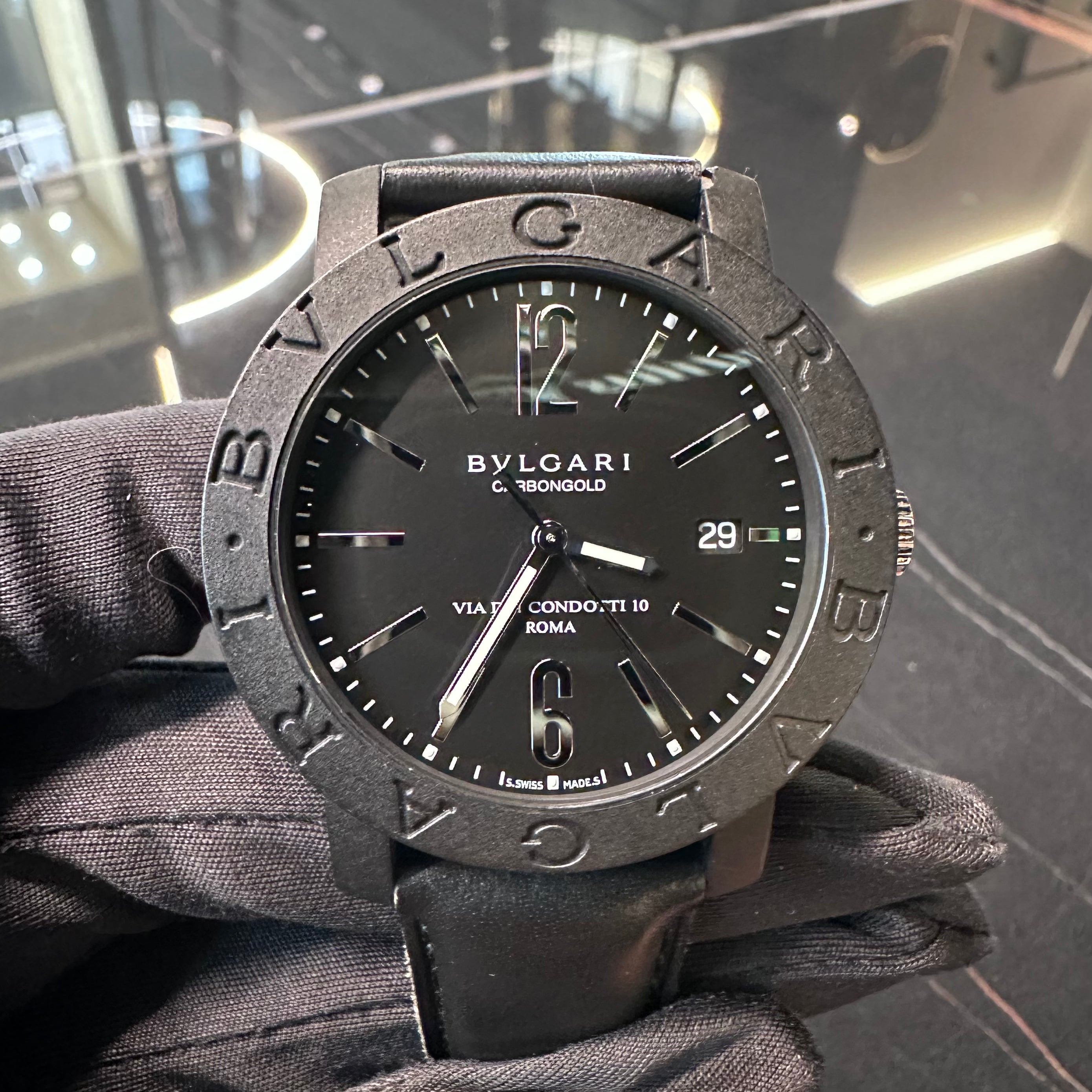Bulgari Bulgari Carbongold Via Condotti REF. BB40CL