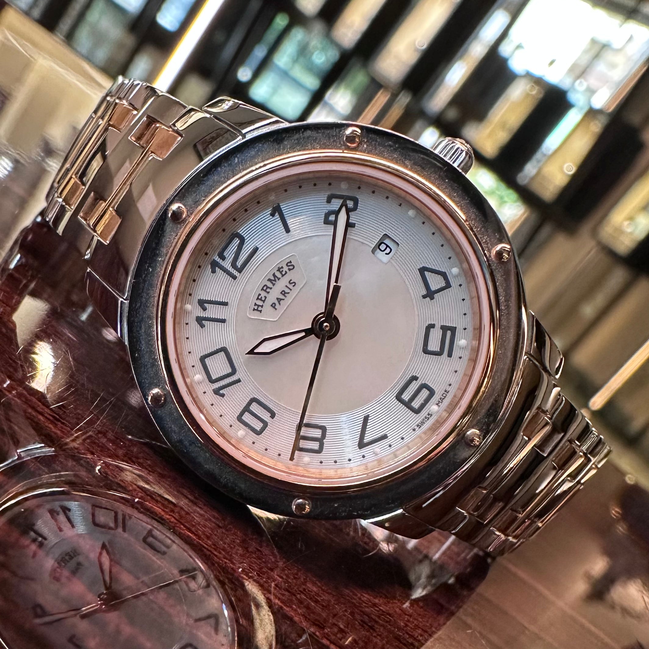 Hermès CP1.221 Oro/Acciaio Nuovo