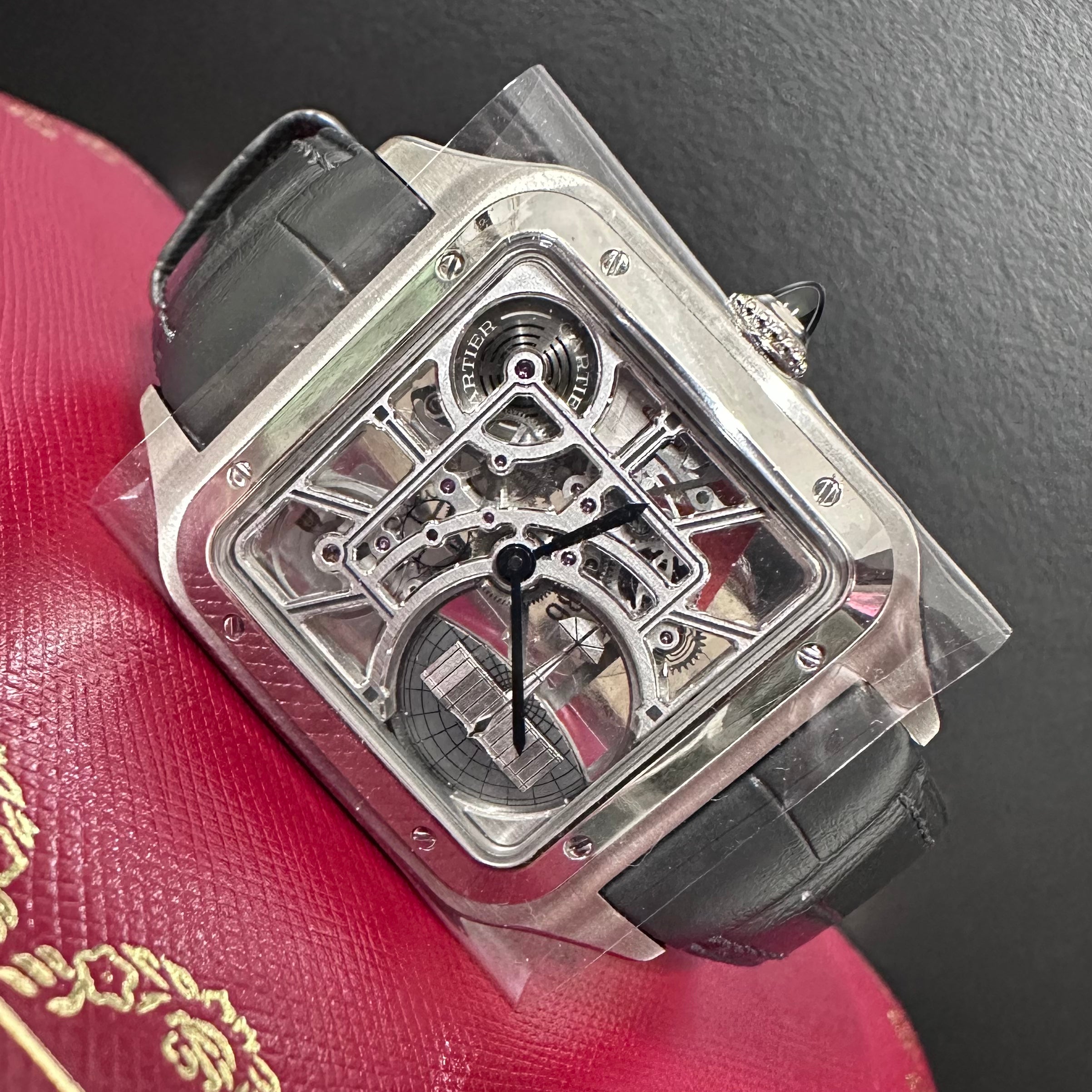 Cartier Santos Skeleton Santos REF. WHSA0032