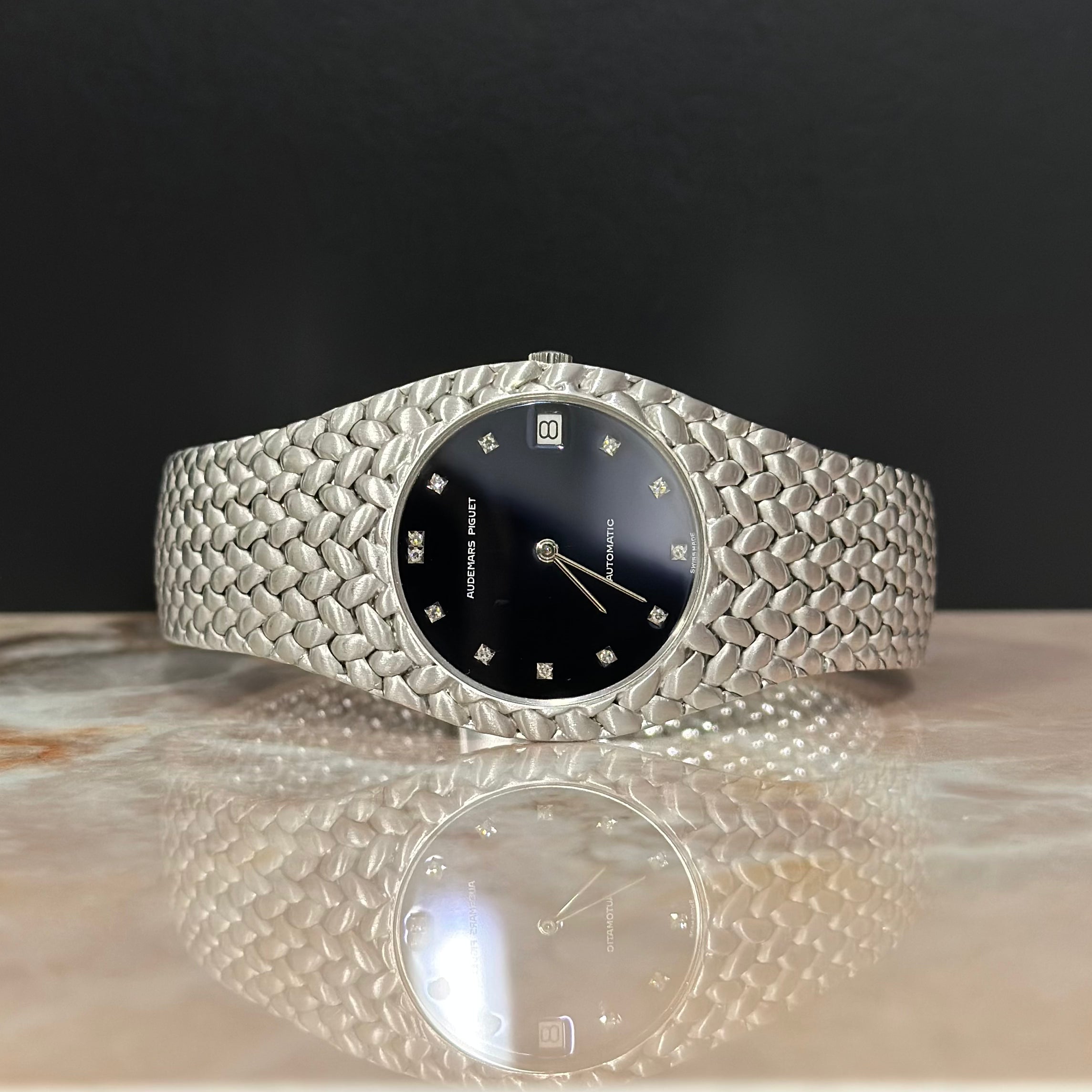 Audemars Piguet Cobra Onyx Diamond Dial 18k REF. 5403BC