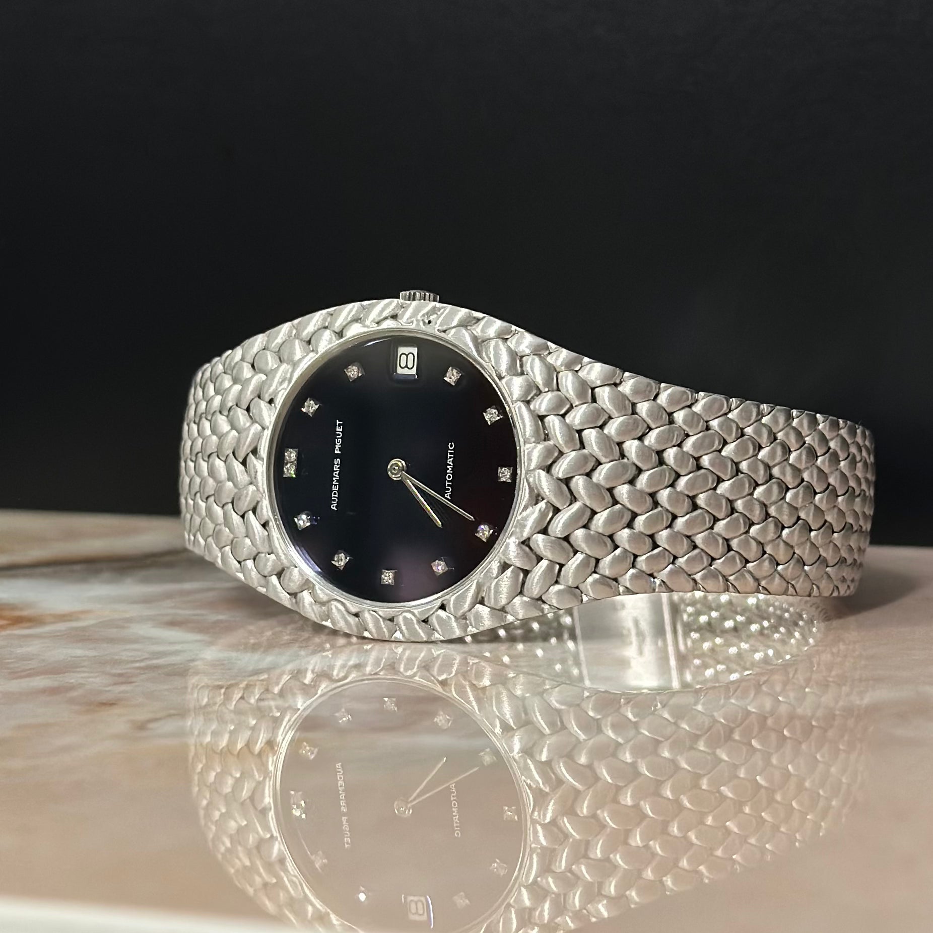 Audemars Piguet Cobra Onyx Diamond Dial 18k REF. 5403BC