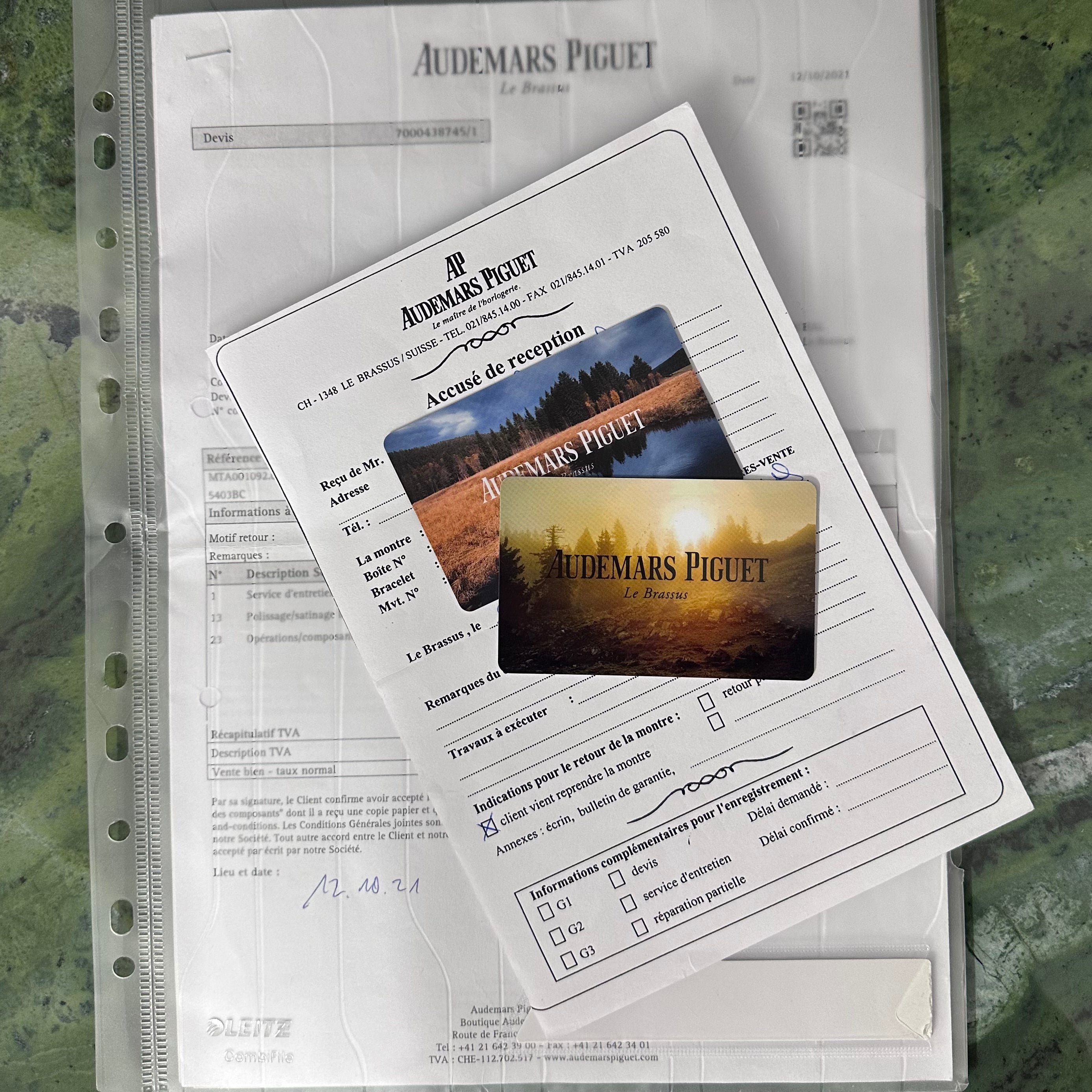 Audemars Piguet Cobra Onyx Diamond Dial 18k REF. 5403BC