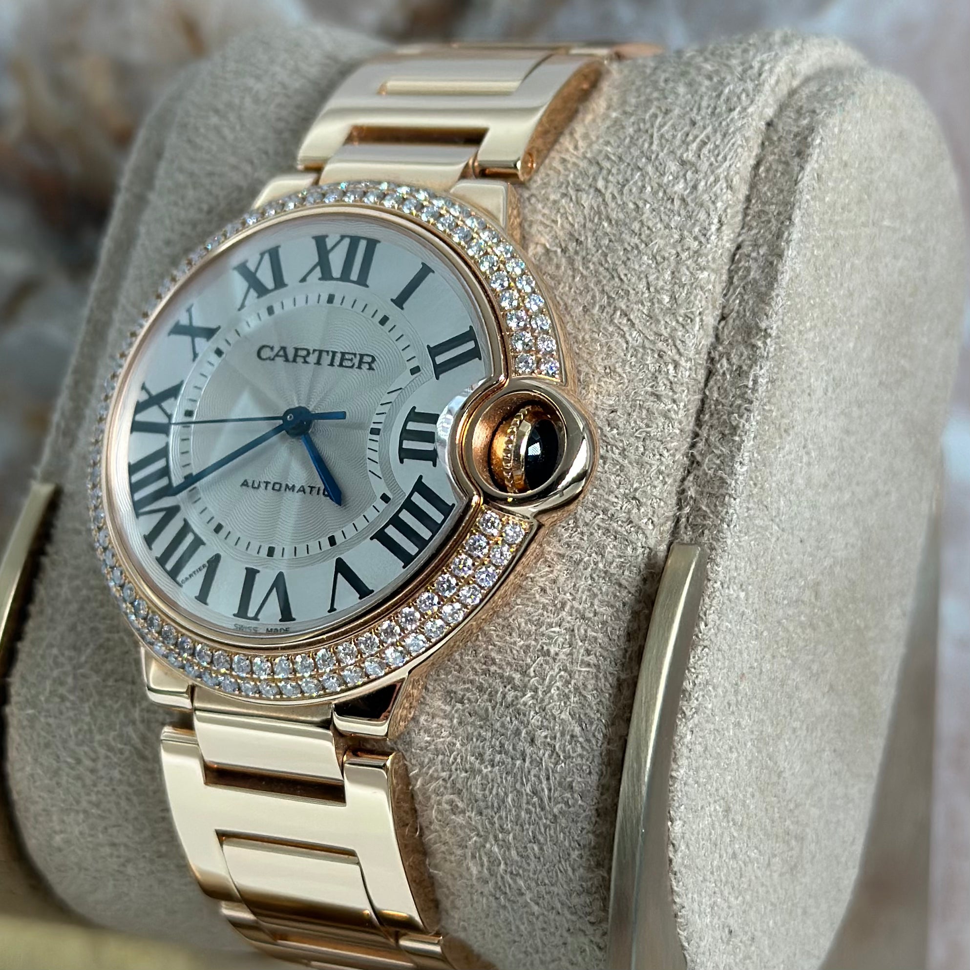 Reloj Ballon Bleu De Cartier Diamante REF. WJBB0064