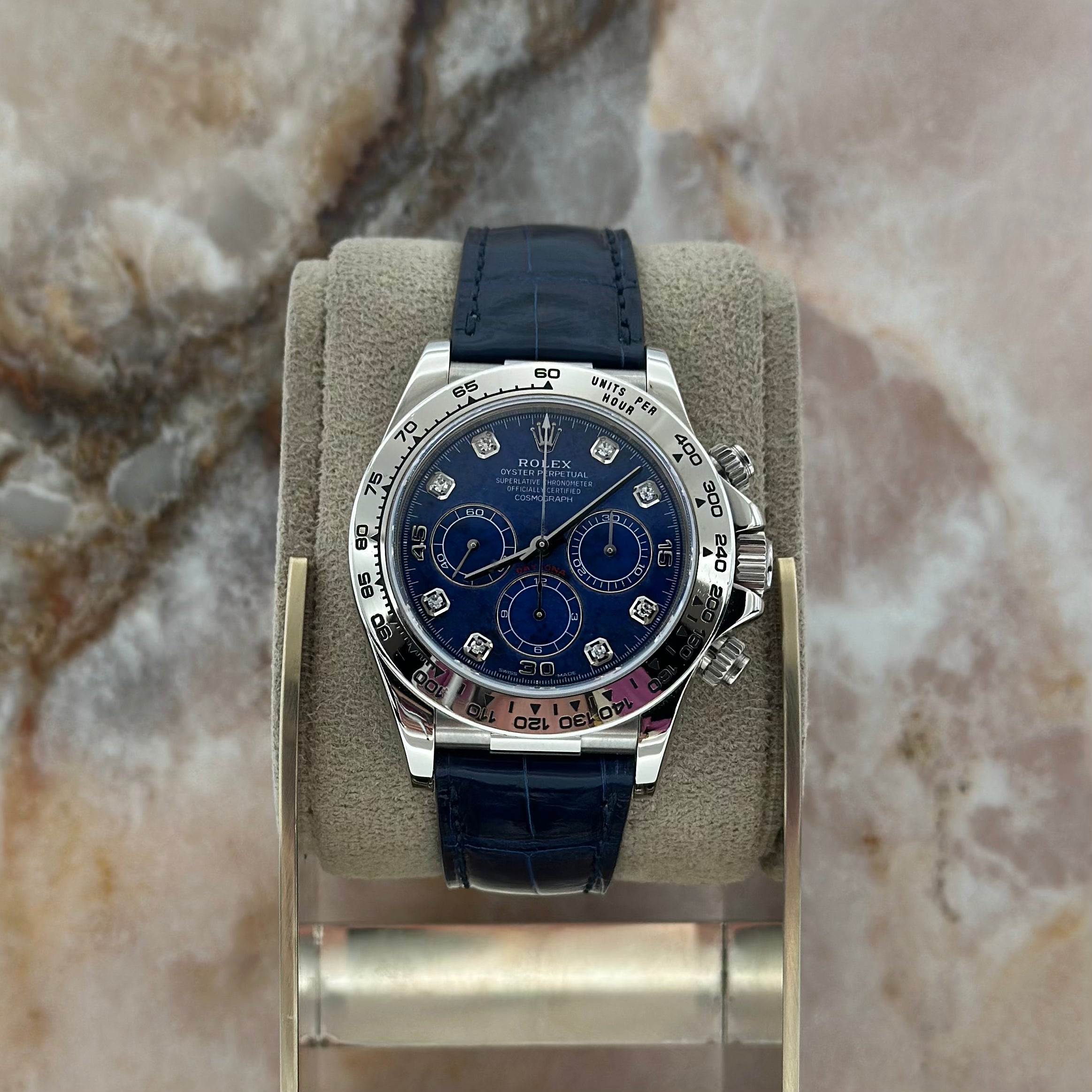 Daytona Sodalite Dial with Diamonds REF. 116519