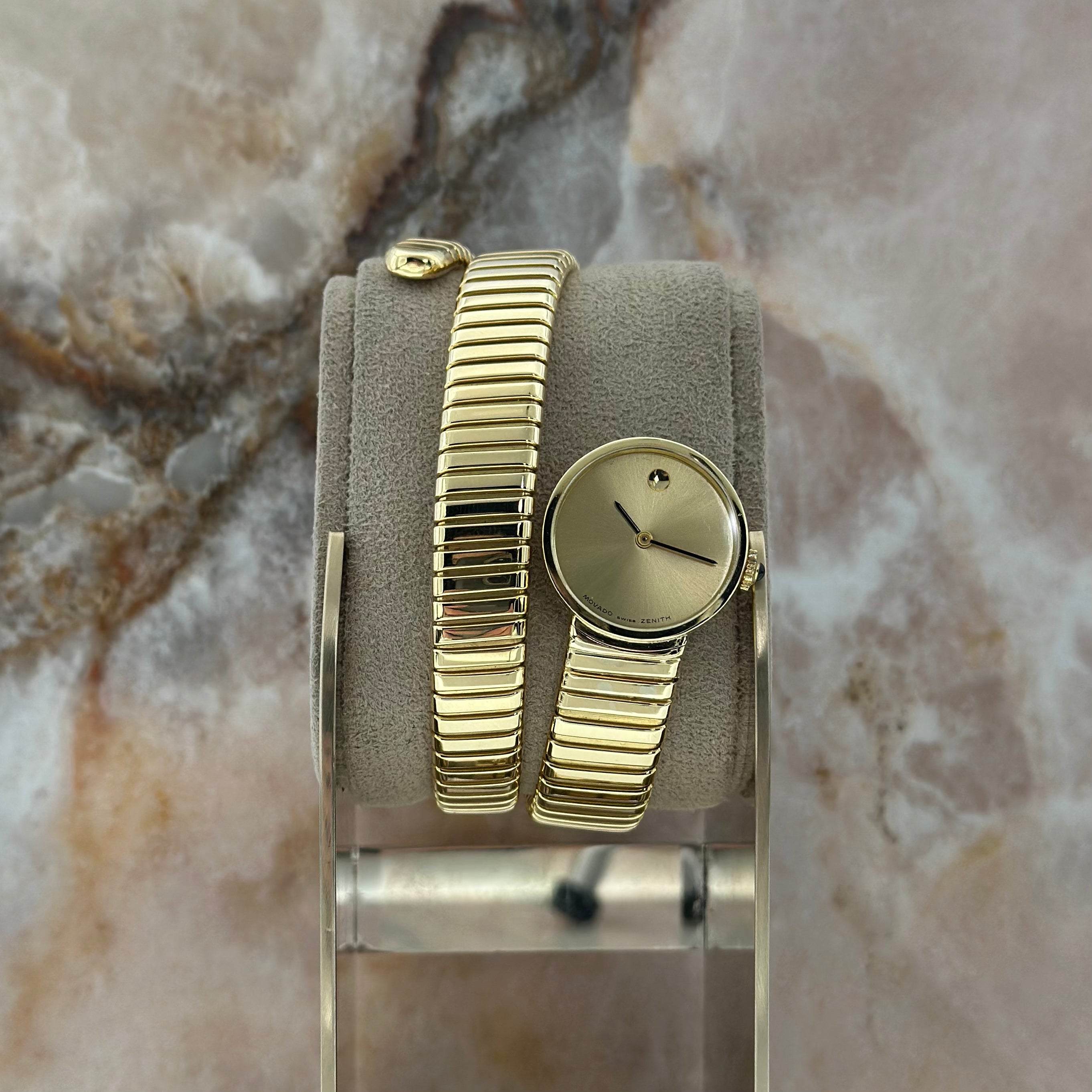 Movado Zenith Tubogas 18K Vintage watch