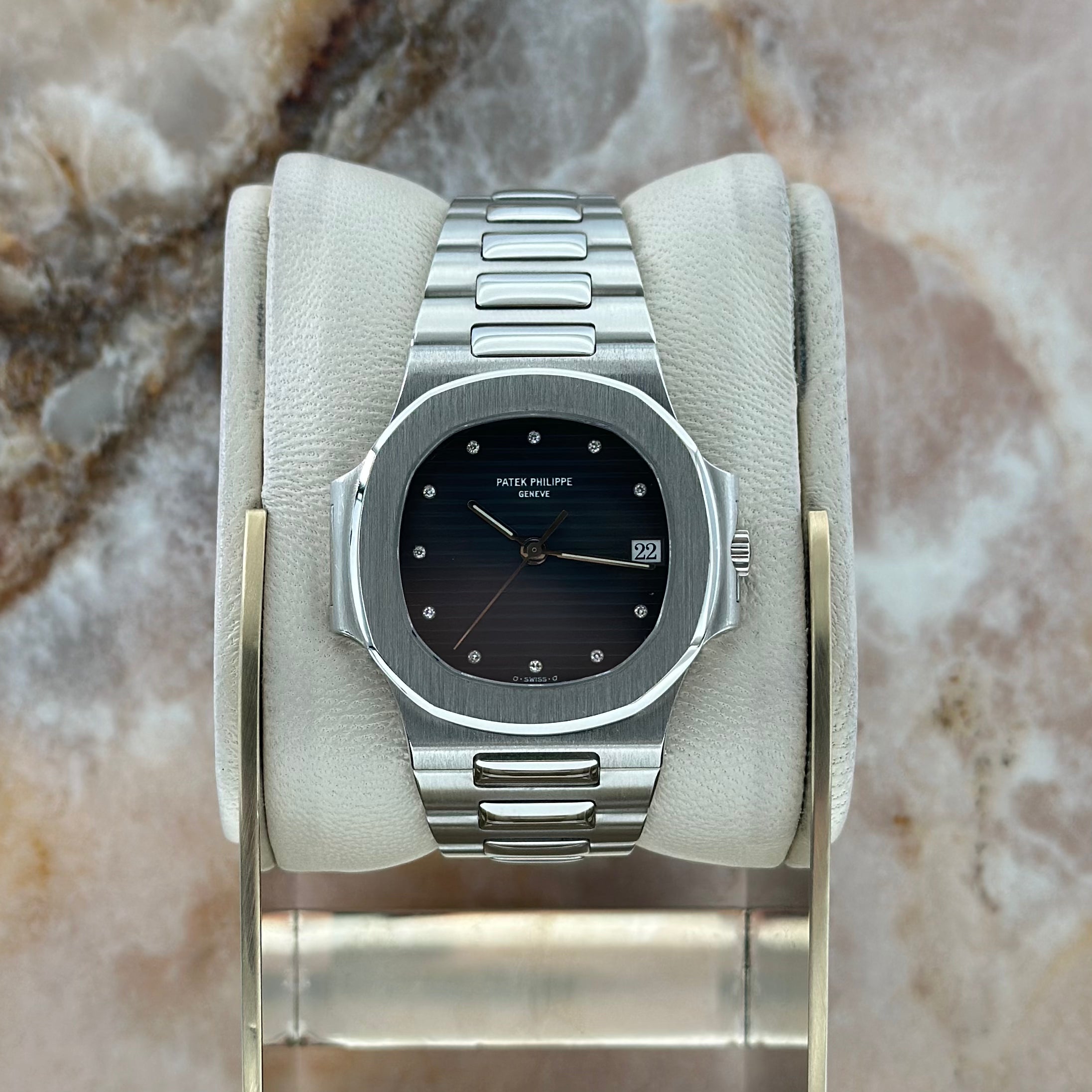 Nautilus Platinum Original Diamond Set  REF. 3800/1