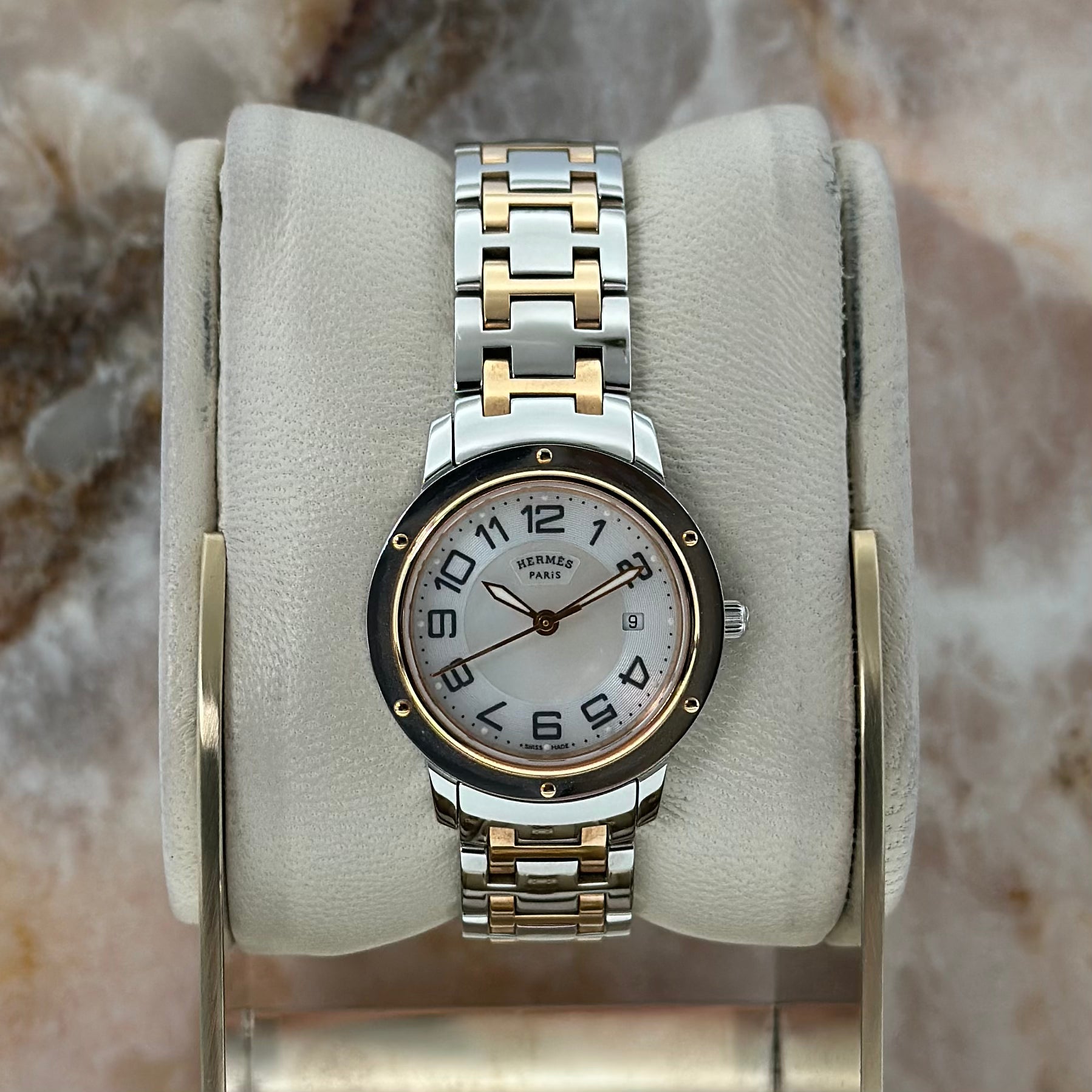 Hermès CP1.221 Oro/Acciaio Nuovo