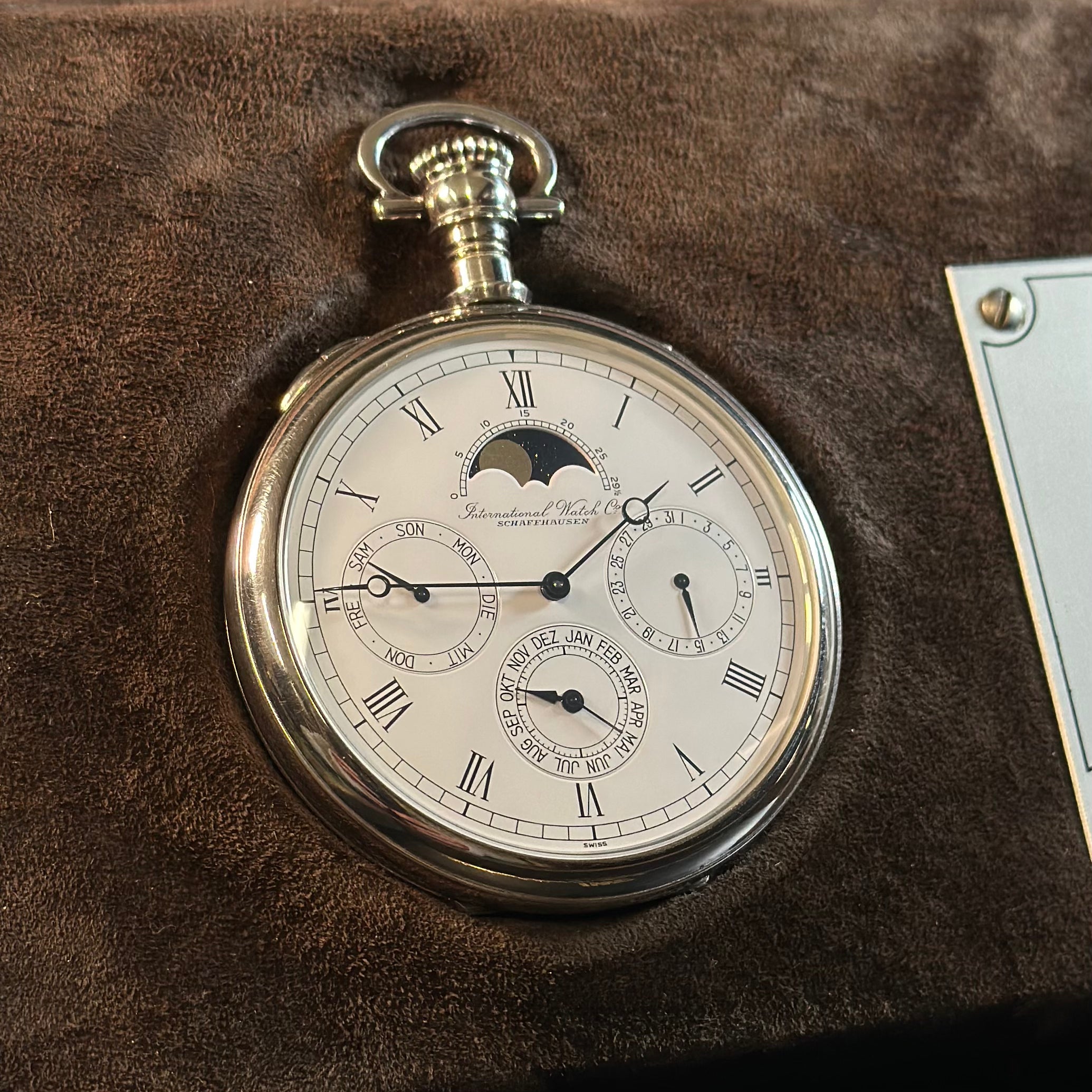 IWC Pocket Watch Mondphase REF. 5502